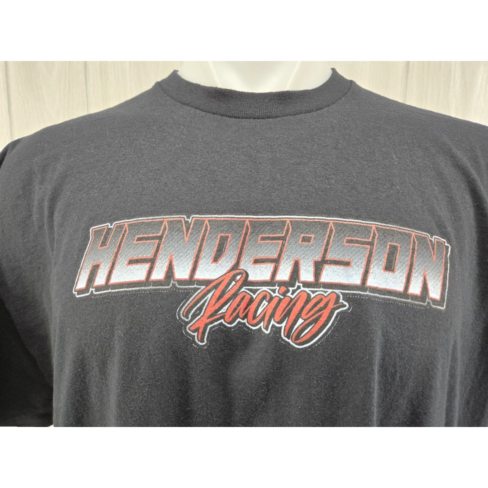 Gildan Chad Henderson Racing Adult Short Sleeve T Shirt 2XL Black Mens Size US XXL / EU 58 / 5 - 4 Thumbnail