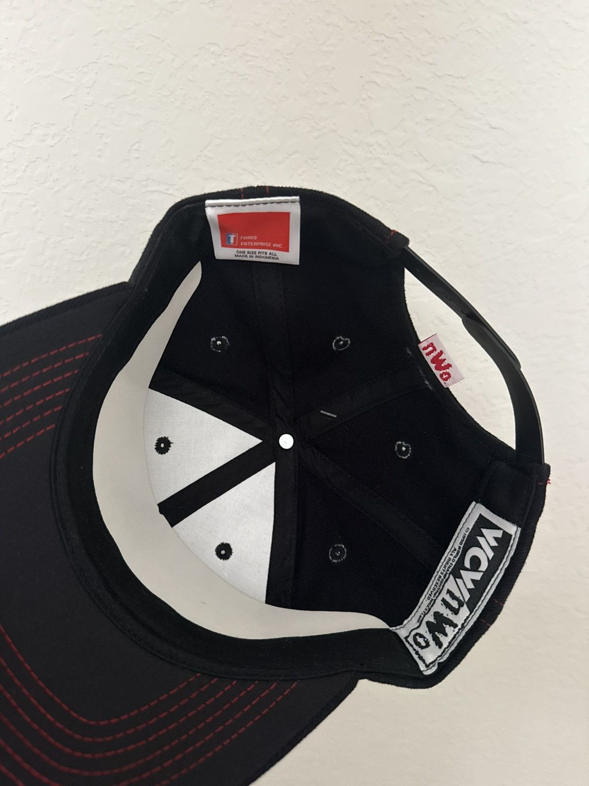 WCW/nWo Vintage NWO Snapback WWF Kevin Nash 90s Size ONE SIZE - 4 Thumbnail