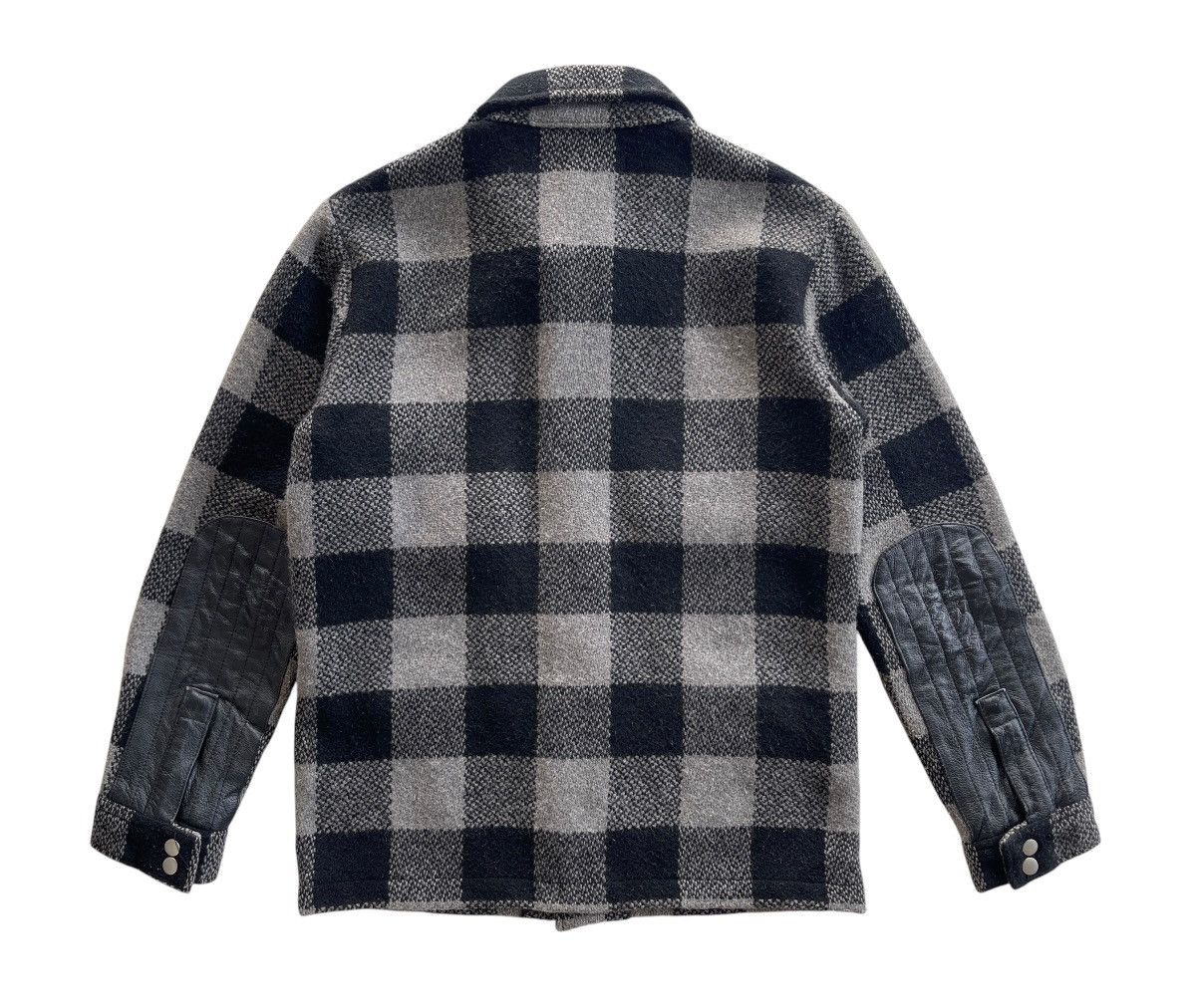 Japanese Brand Rotar Wool Blend Buffalo Plaid Jacket Size US M / EU 48-50 / 2 - 11 Thumbnail