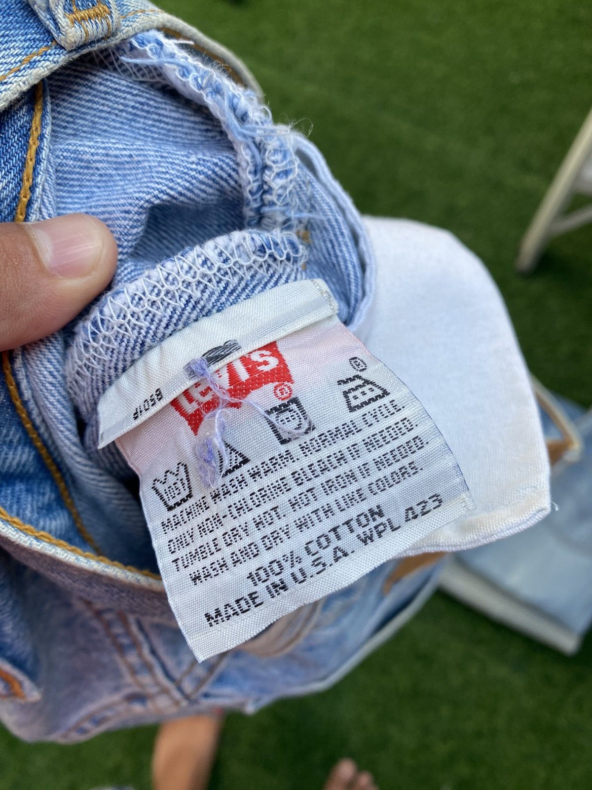 Levi's × Levi's Vintage Clothing × Vintage W31x30.5 vintage levi's 501 made in USA faded Size US 31 - 5 Thumbnail