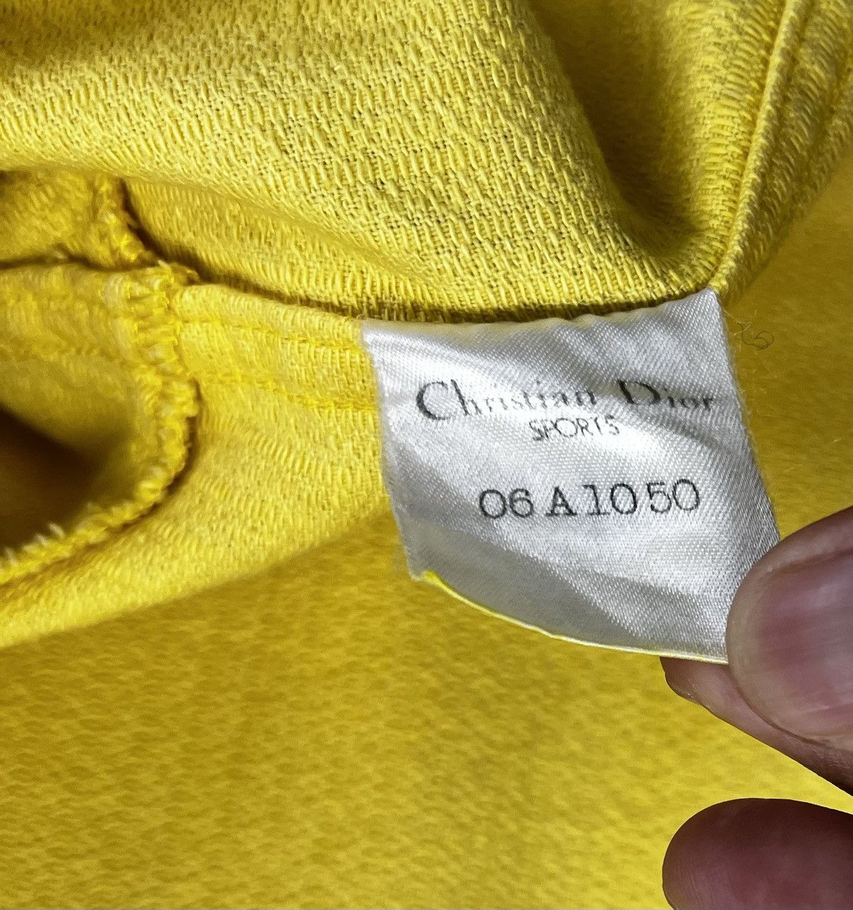 Christian Dior Monsieur Vintage 90s Christian Dior Monsieur Sport Yellow Jacket Size M / US 6-8 / IT 42-44 - 9 Thumbnail