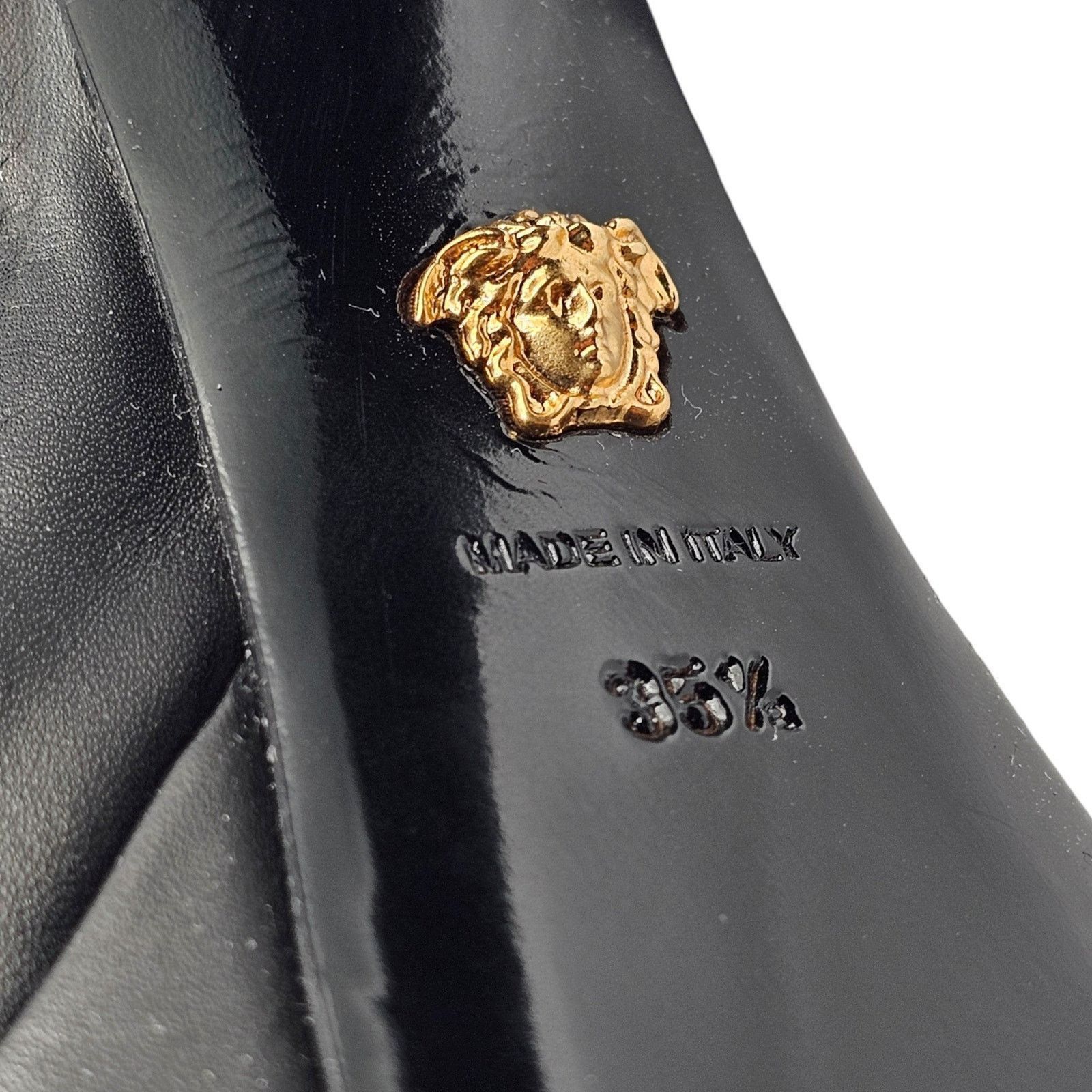 Versace Platform Boots - Nappa Leather - Black - Size 35.5 $2300 Size US 5.5 / IT 35.5 - 5 Thumbnail