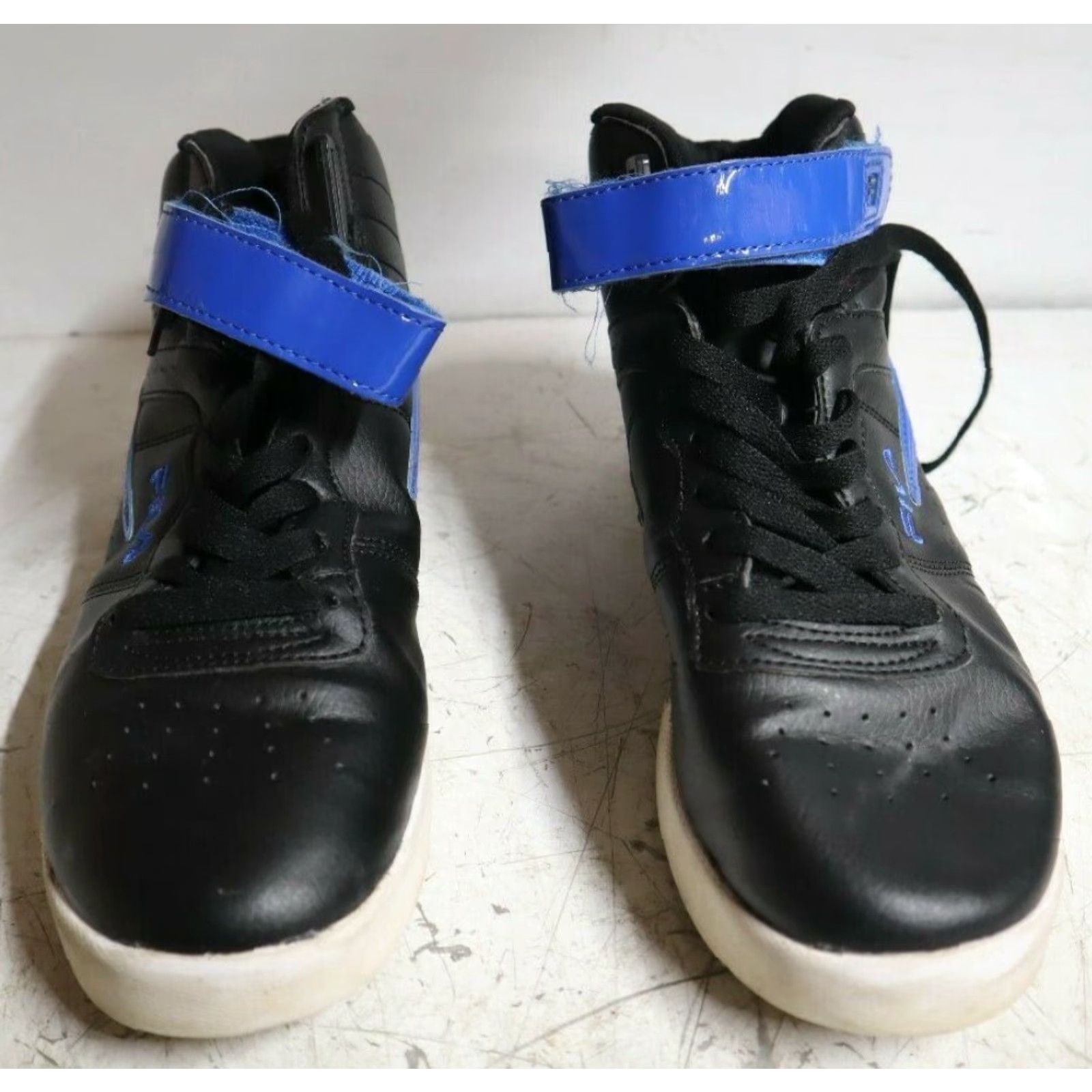Fila Fila Shoes Mid Top Sneakers Black Blue Men 7 Size 7 Casual Athletic Leather Synthetic Lace Up 2010-2019 3CM00709-018 Size US M / EU 48-50 / 2 - 3 Thumbnail