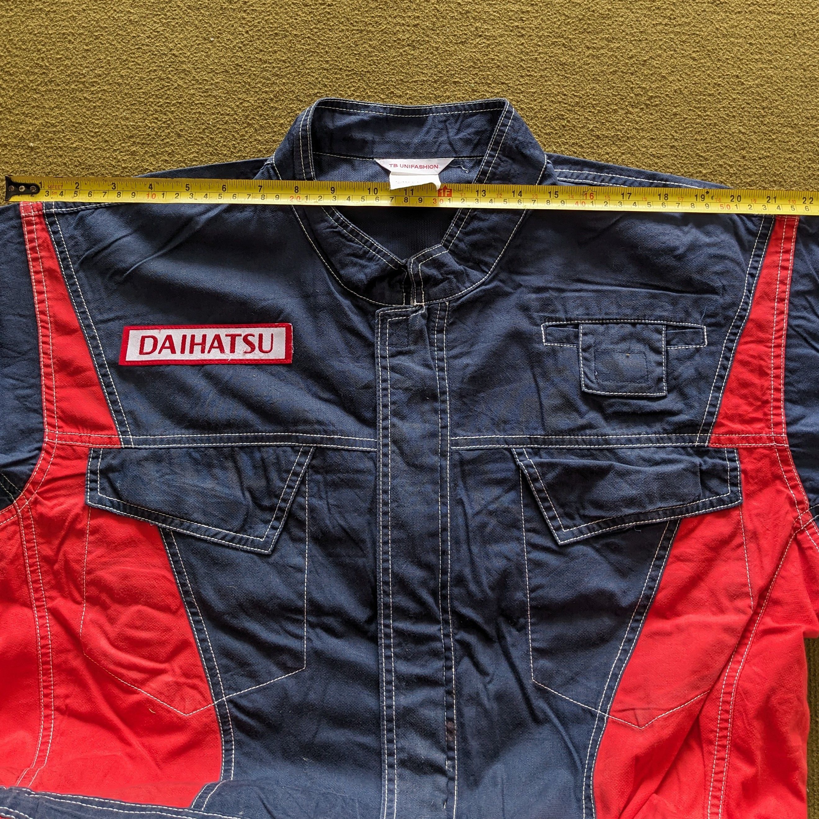 Vintage Vintage DAIHATSU Motorsports Racing Coverall Workwear Jacket Size US XL / EU 56 / 4 - 7 Thumbnail