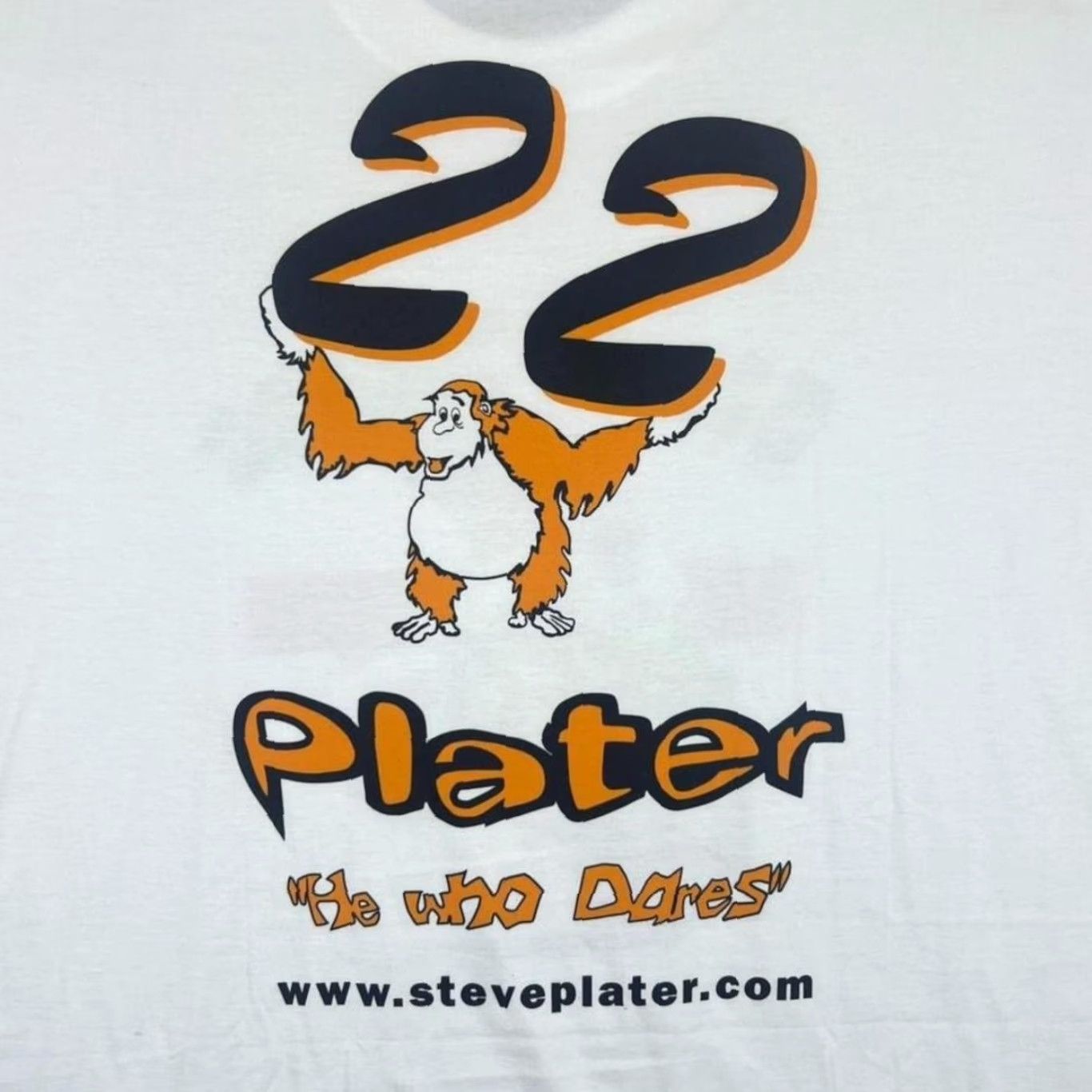 Vintage VINTAGE Dread Racing Steve Plater Motorsports Moto GP Superbike T-Shirt XL Shirt Mens White Graphic Print Front Back Lenovo? Size US XL / EU 56 / 4 - 5 Thumbnail