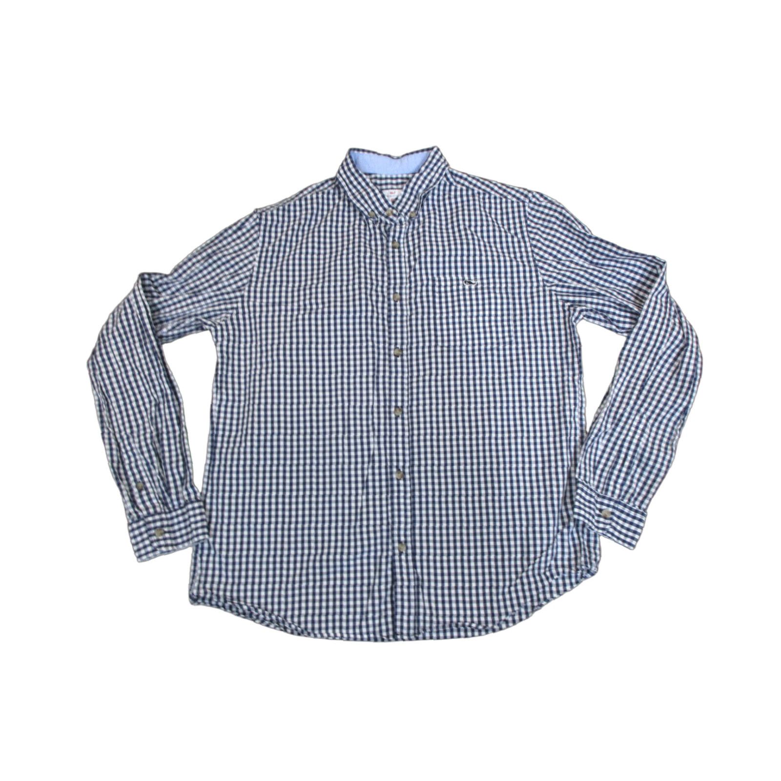 Vineyard Vines Vineyard Vines Shirt Mens Large White Blue Button Up Long Sleeve Collared Target Size US L / EU 52-54 / 3 - 1 Thumbnail