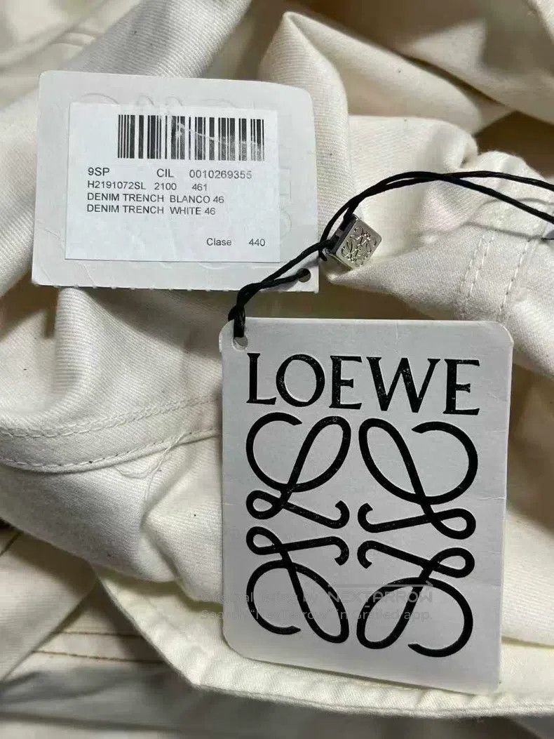Loewe Loewe Leather-trimmed trench coat Size US S / EU 44-46 / 1 - 8 Thumbnail
