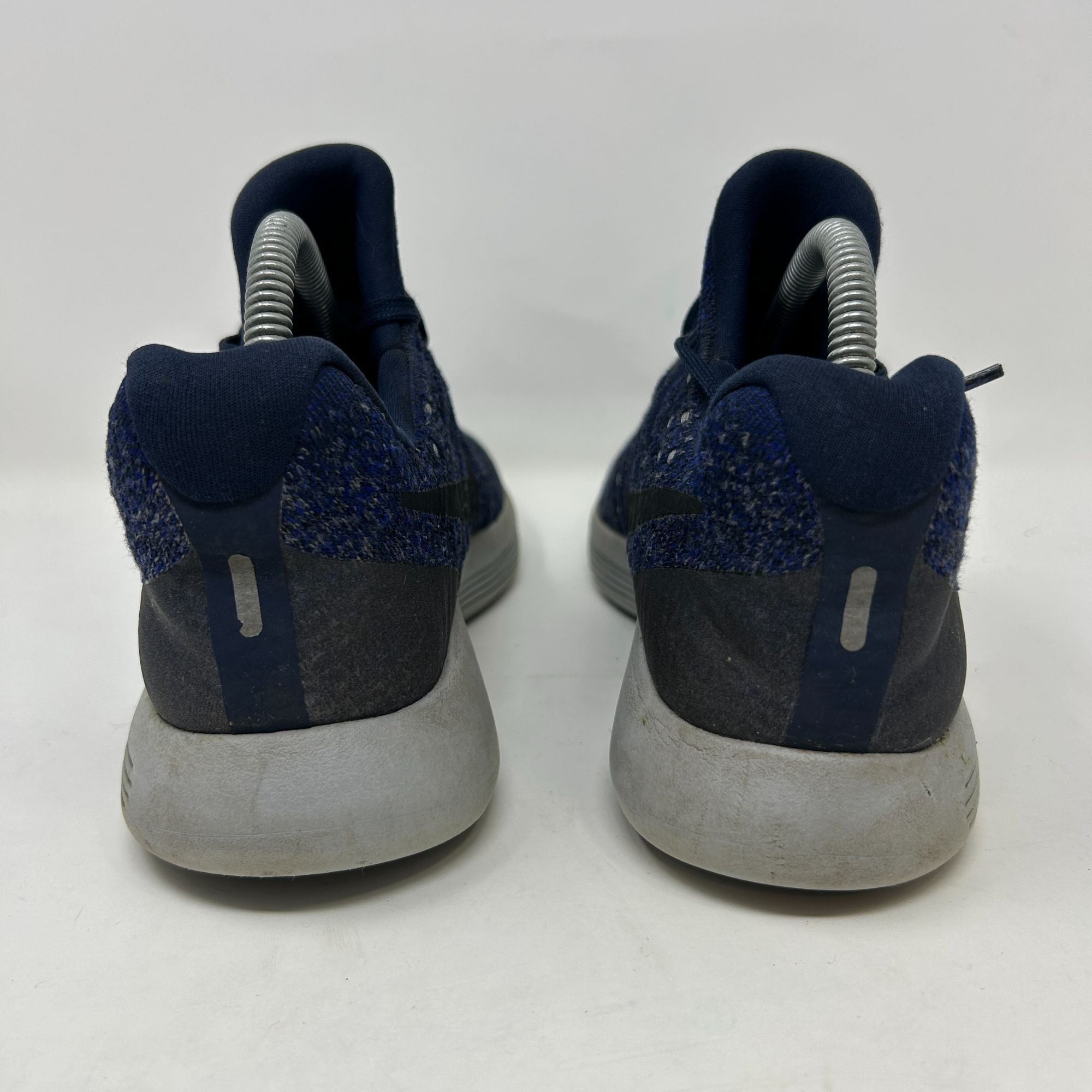 Nike Nike LunarEpic Low Flyknit 2 Mens Running Shoes Navy & Gray Size US 8.5 / EU 41-42 - 2 Thumbnail