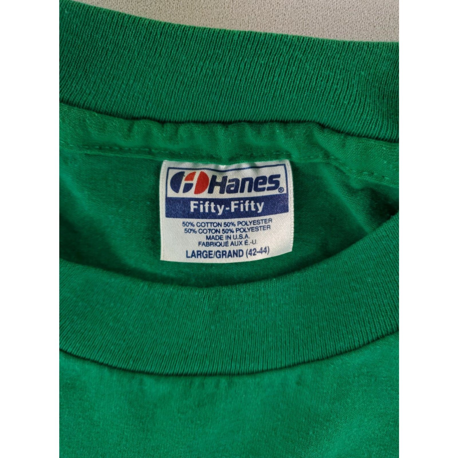 Hanes VINTAGE Murphy's T Shirt Green St Patricks Day 90s Made USA Single Stitch Mens L Crew Neck Shirt Size US L / EU 52-54 / 3 - 5 Thumbnail