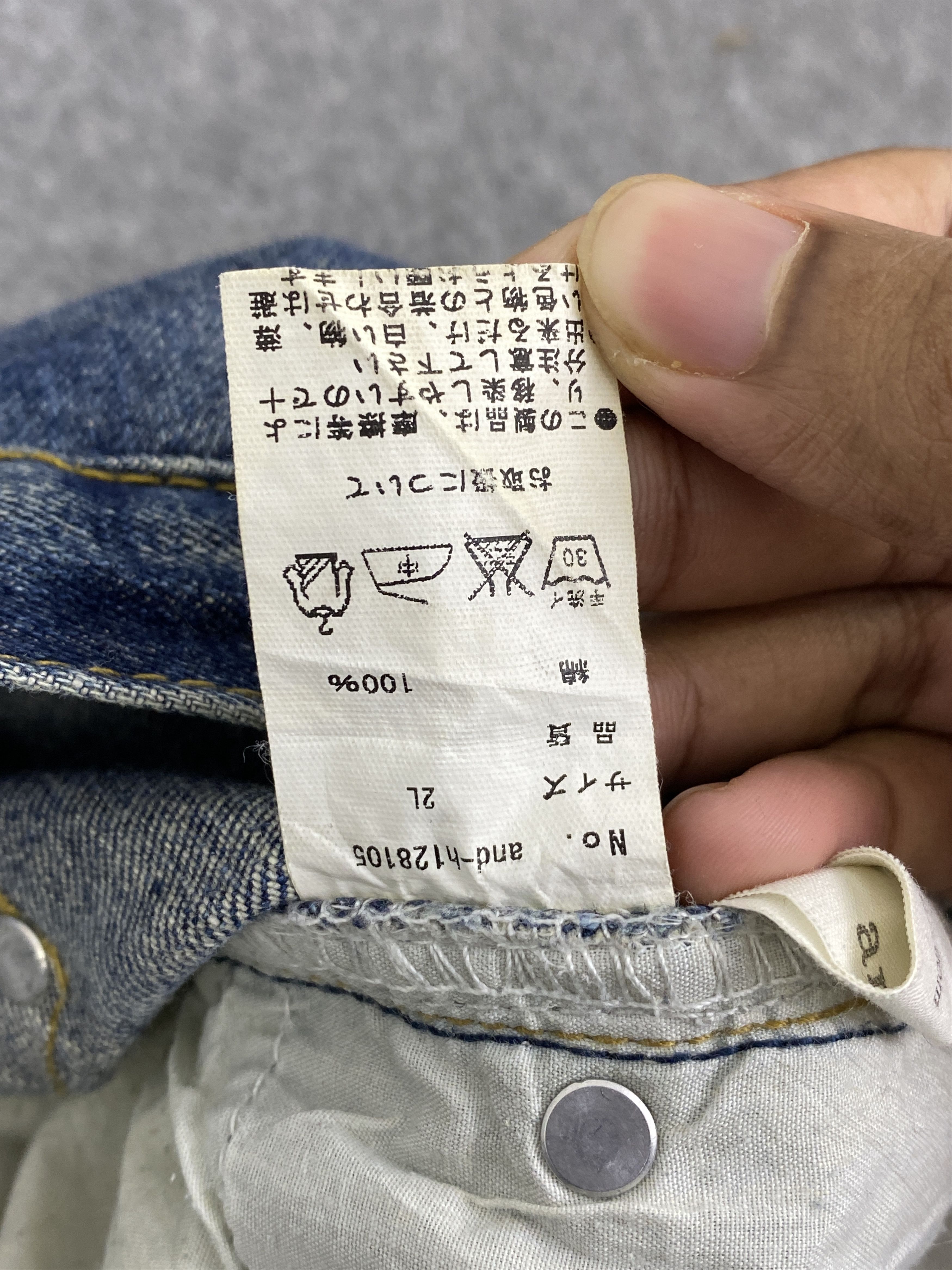 Japanese Brand Vintage Japanese Brand Native Navajo Tapered Jeans DJ0005Z Size US 32 / EU 48 - 8 Thumbnail
