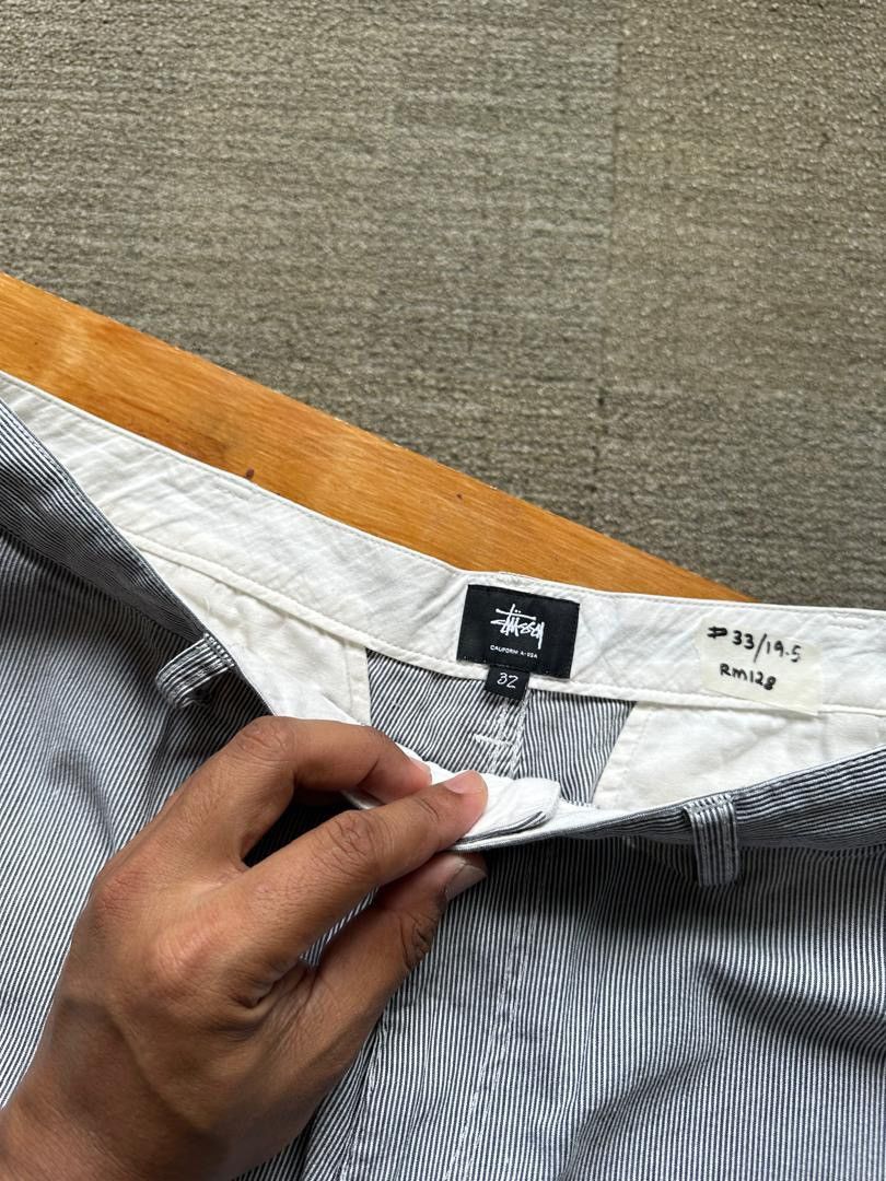 Japanese Brand × Stussy STUSSY HICKORY STRIPE SHORT Size US 32 / EU 48 - 4 Thumbnail