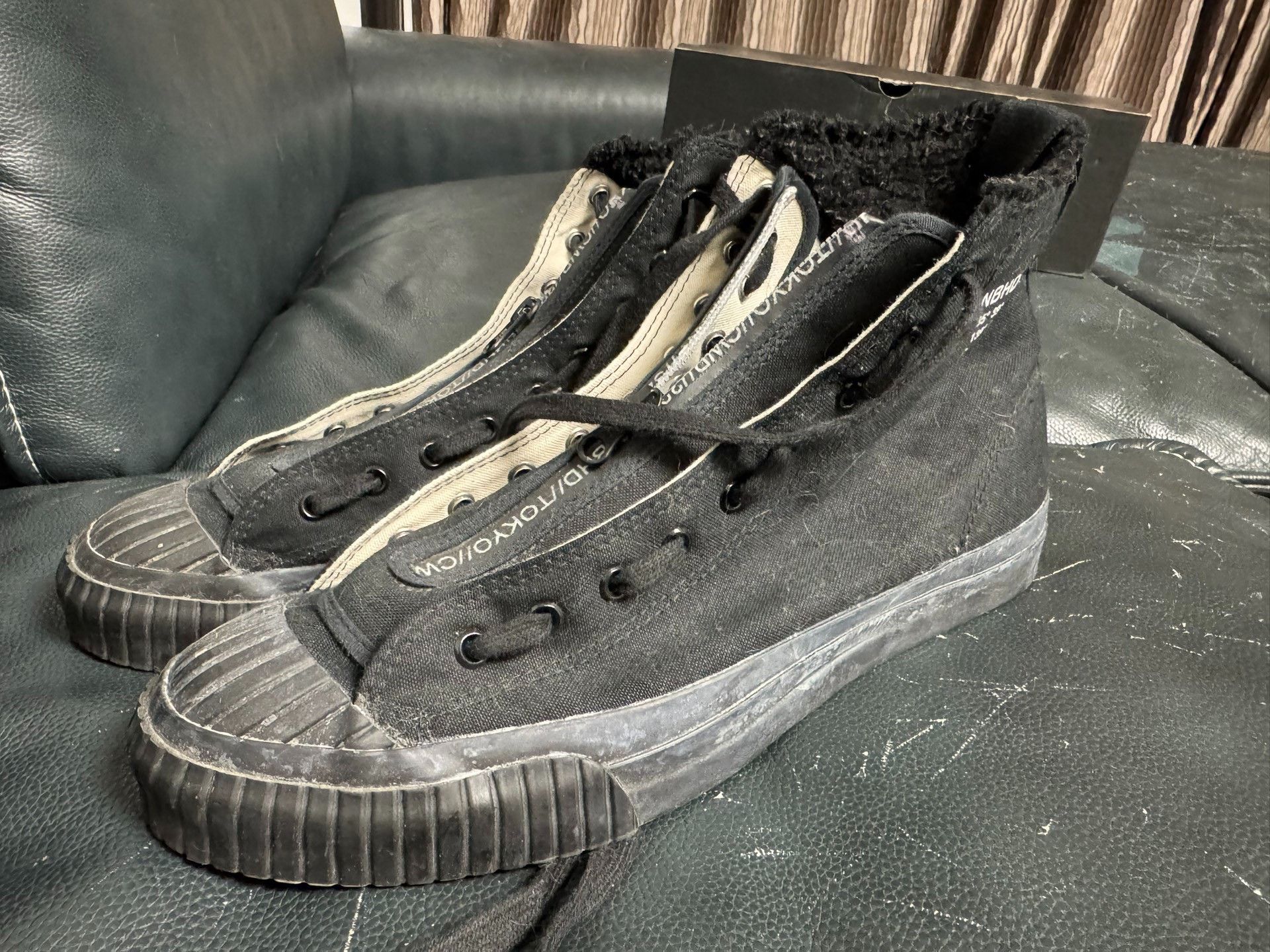 Neighborhood Neighborhood G.R-Hi High-Top Sneakers Size US 11 / EU 44 - 1 Thumbnail