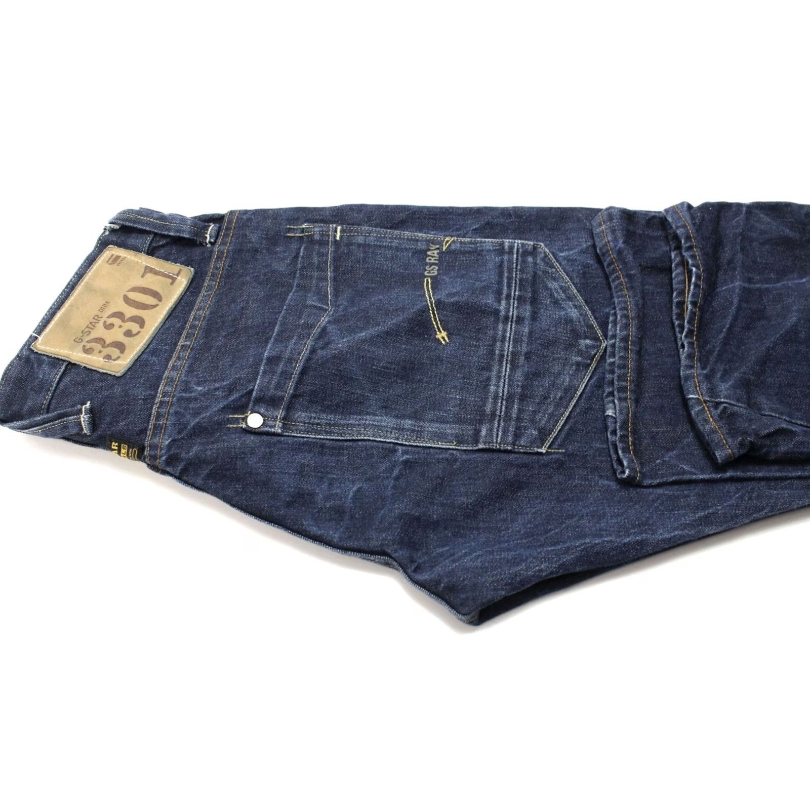 G-Star G-STAR Victor Straight Jeans Men's W29 L32 Button Fly Denim Blue Size US 29 - 5 Thumbnail