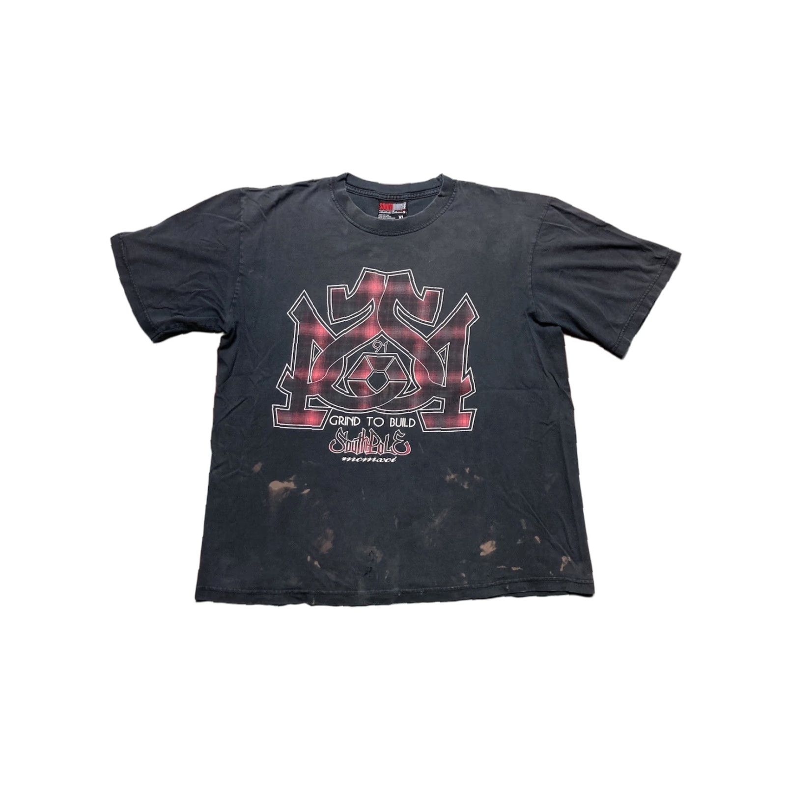 Southpole VINTAGE Southpole T-Shirt Men XL Black Graphic Y2K - Adult XL - Pit to Pit 24” Length 27.5” Size US XL / EU 56 / 4 - 1 Thumbnail