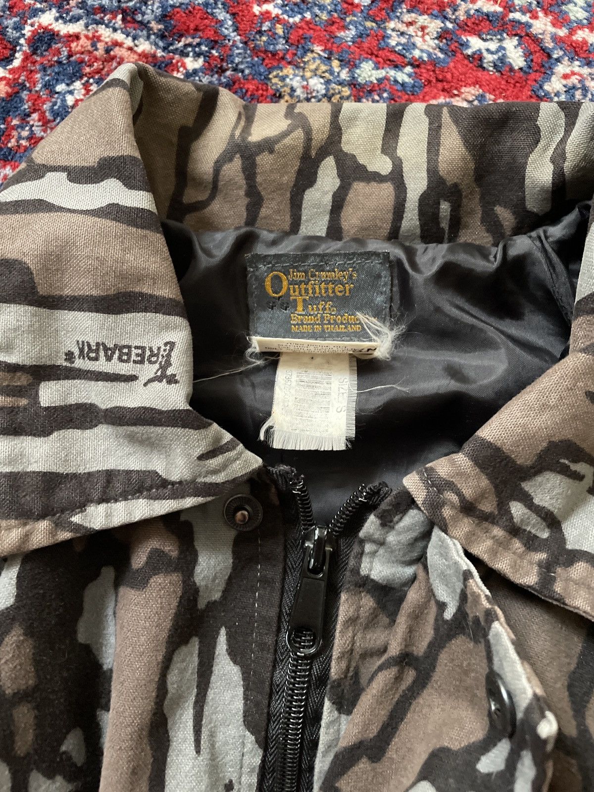 Vintage Vintage TreeBark Camo Zip-Up Jack Size US L / EU 52-54 / 3 - 3 Thumbnail