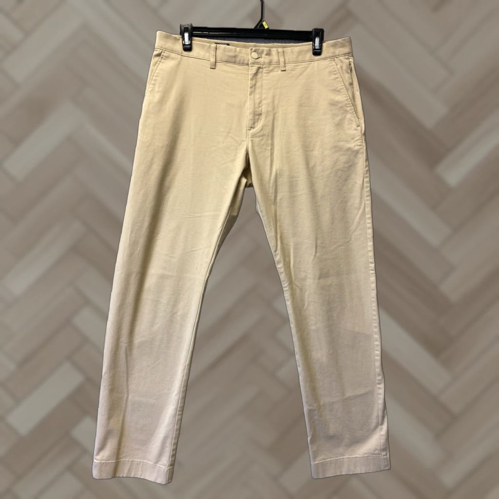 J.Crew J. Crew Men's Chino Pants 36x32 Light Tan Slim Fit Tapered 5-Pocket Comfort American Size US 36 / EU 52 - 1 Thumbnail