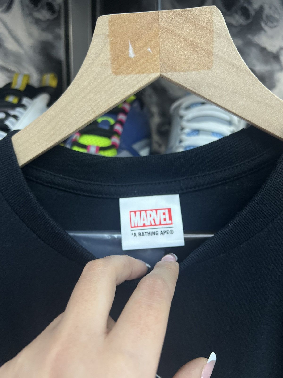 Bape Bape x Mavel Comic Raccoon Tee Size US XXL / EU 58 / 5 - 6 Thumbnail