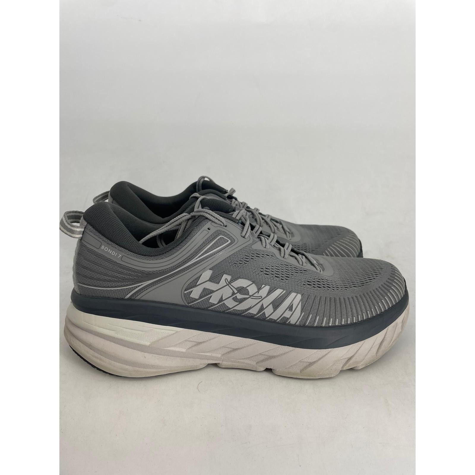 Hoka HOKA ONE ONE MENS BONDI 7 RUNNER DARK SHADOW SHOES SZ 9.5 Size US 9.5 / EU 42-43 - 1 Thumbnail