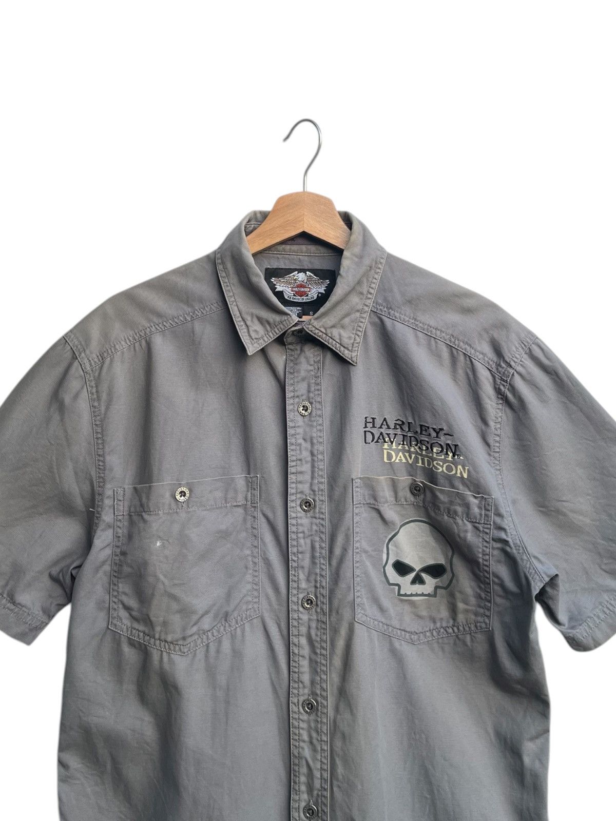 Harley Davidson Harley Davidson Skull Design Work Shirt Size US S / EU 44-46 / 1 - 4 Thumbnail
