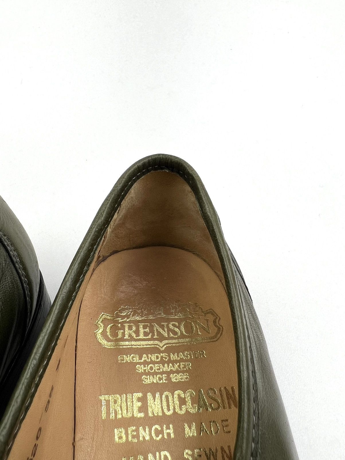 Grenson GRENSON Loafers Leather Shoes Made in England Green Men’s Size US 7 / EU 40 - 17 Thumbnail