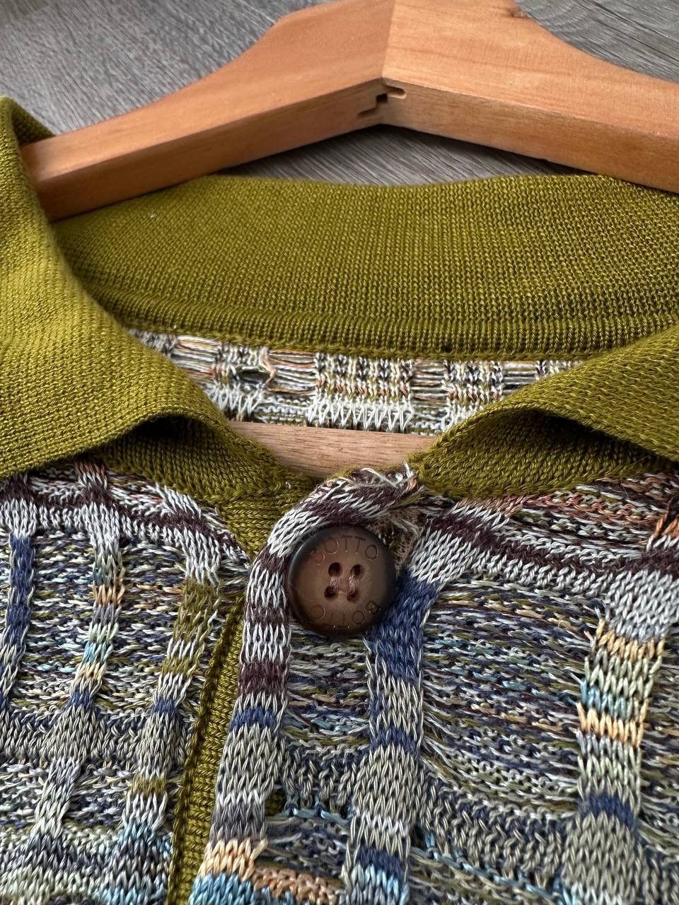 Japanese Brand × Vintage Vintage Botto Beige Cosby Botto Knit Sweater Size US M / EU 48-50 / 2 - 11 Thumbnail