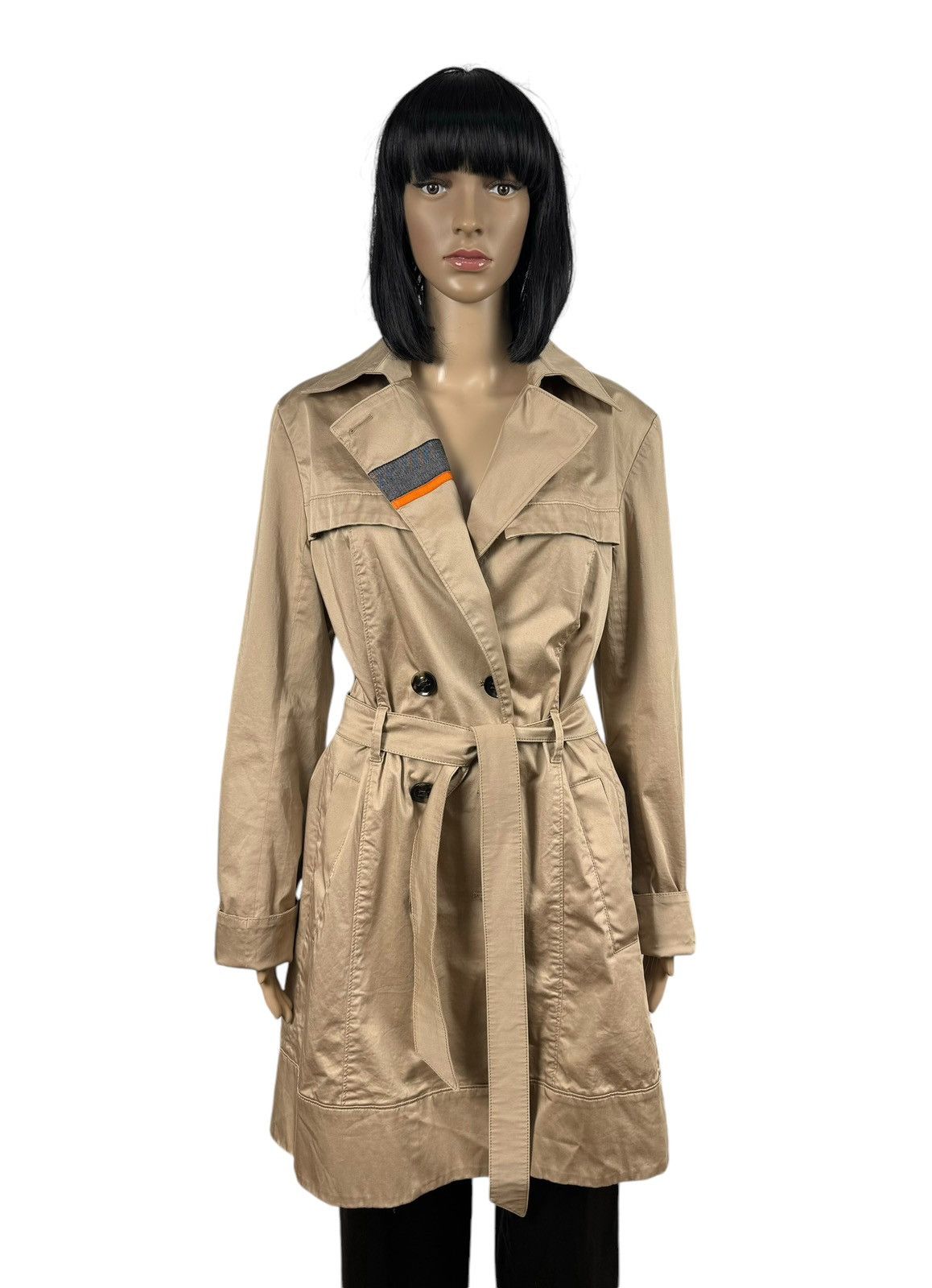 Hugo Boss Boss Orange Trench Coat Belted size US10 IT46 Size L / US 10 / IT 46 - 1 Thumbnail