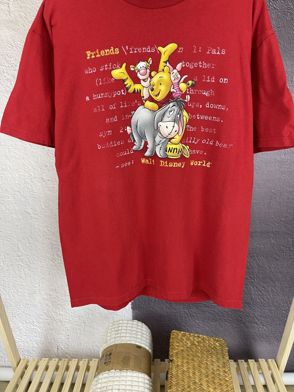 Disney Disney Winnie the Pooh Friends vintage 90s made in USA tee Size US L / EU 52-54 / 3 - 3 Thumbnail