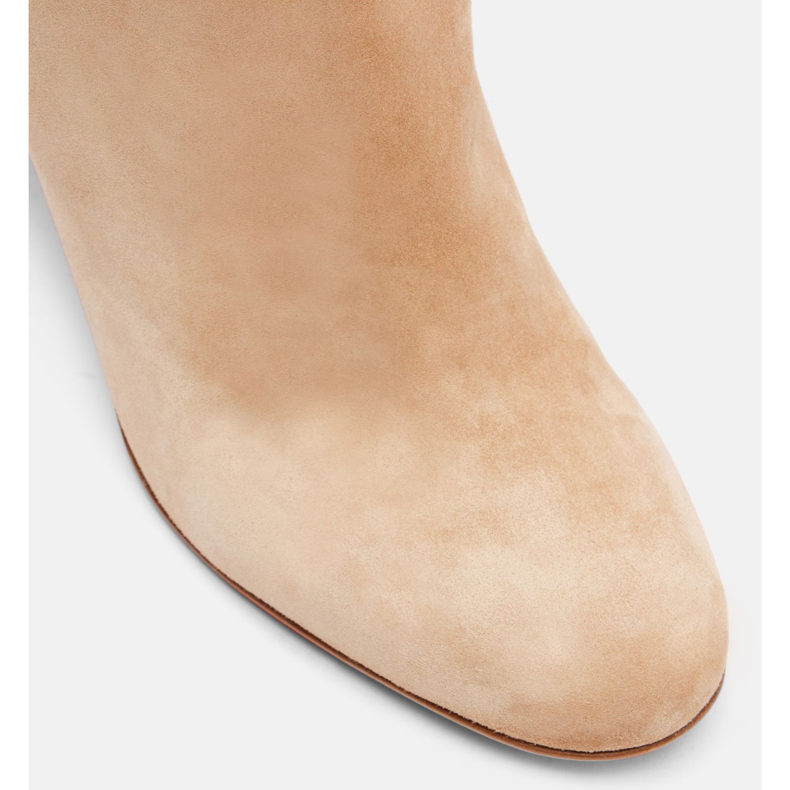 Christian Louboutin Christian Louboutin Turela 85 Beige Suede Ankle Boot 37 Size US 6 / IT 36 - 8 Thumbnail