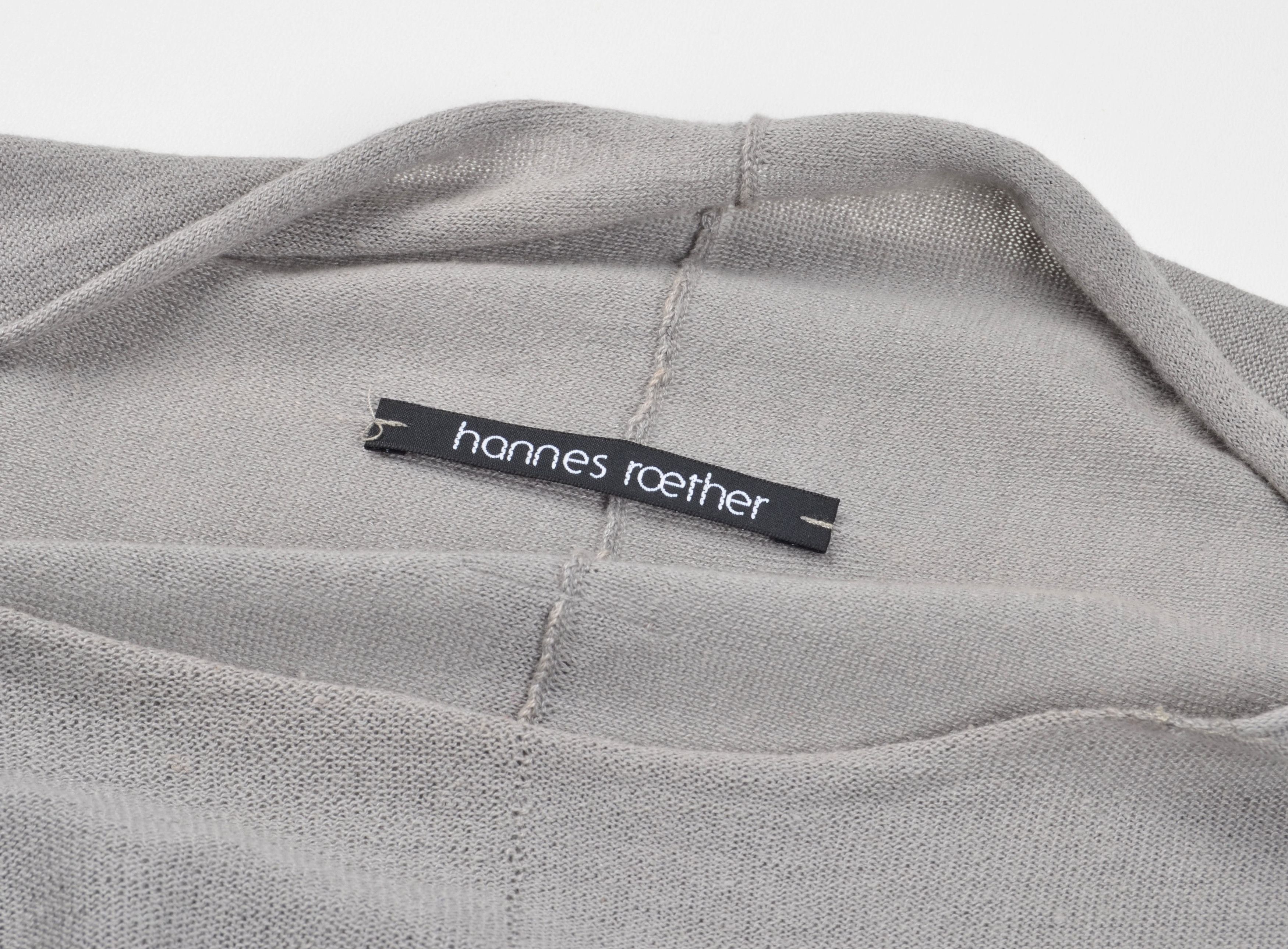hannes roether Hannes Roether Avant Garde Oversized Linen Blend Top Size S / US 4 / IT 40 - 8 Thumbnail