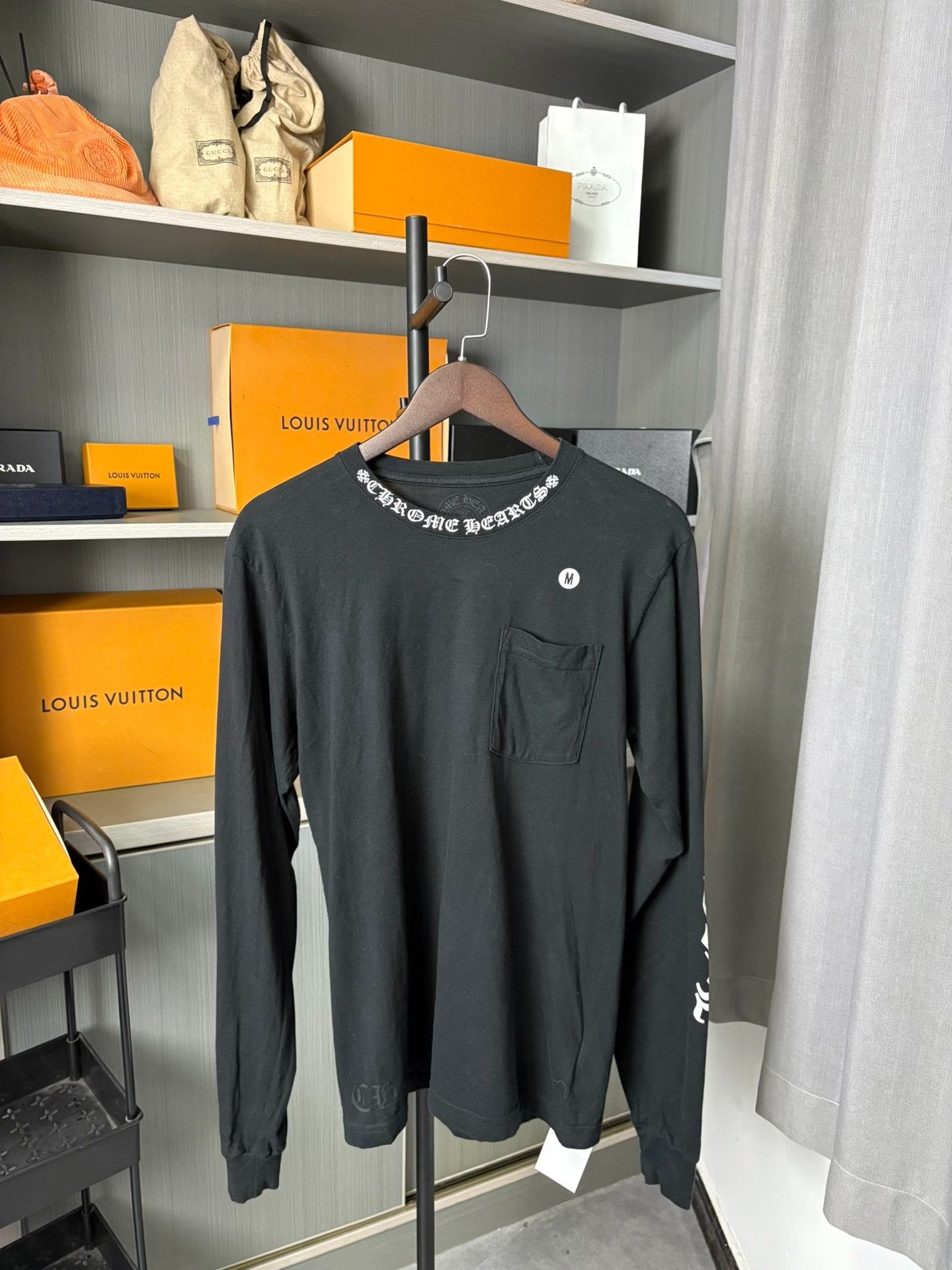 Chrome Hearts Chrome Hearts Printed Black T-Shirt M Men Size US M / EU 48-50 / 2 - 1 Thumbnail
