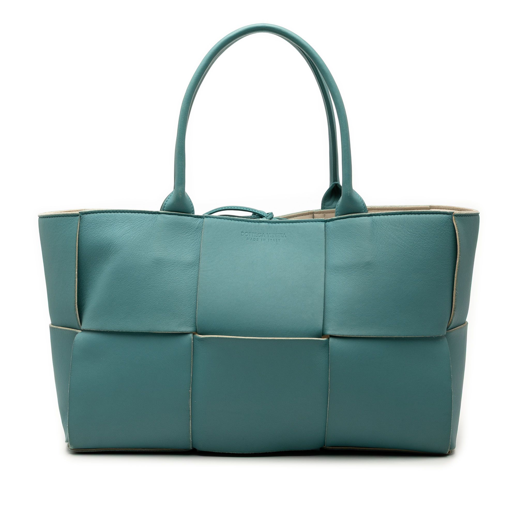 Bottega Veneta Bottega Veneta Medium Nappa Maxi Intrecciato Arco Tote Size ONE SIZE - 1 Thumbnail