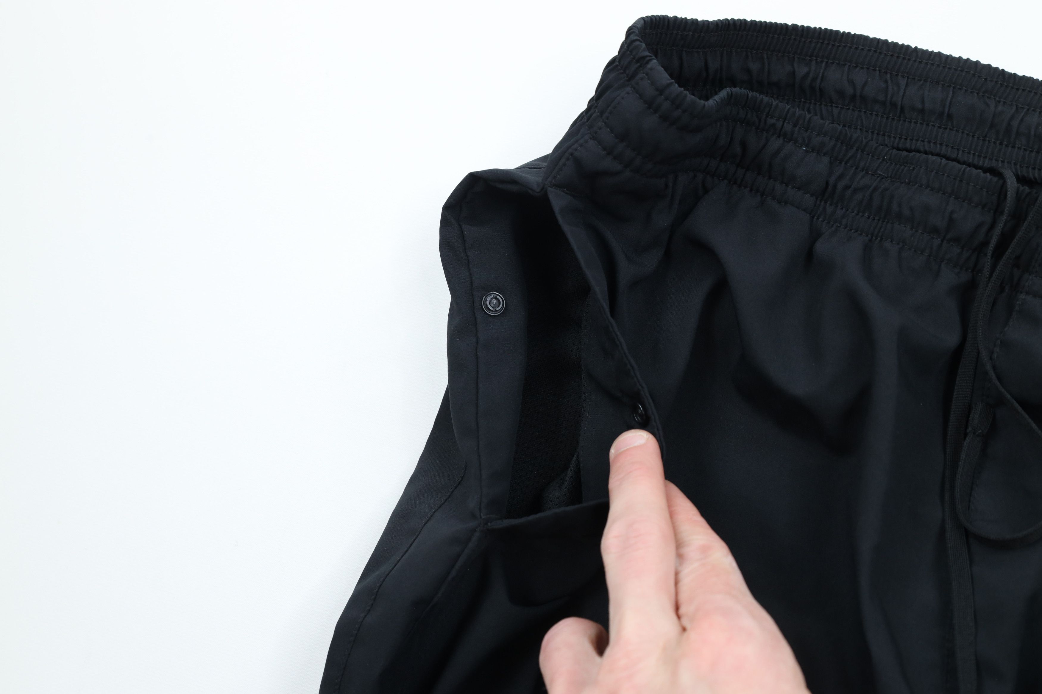 Nike × Vintage Vintage Nike Scott Mini Swoosh Tapered Leg Pants Black Size US 34 / EU 50 - 7 Thumbnail