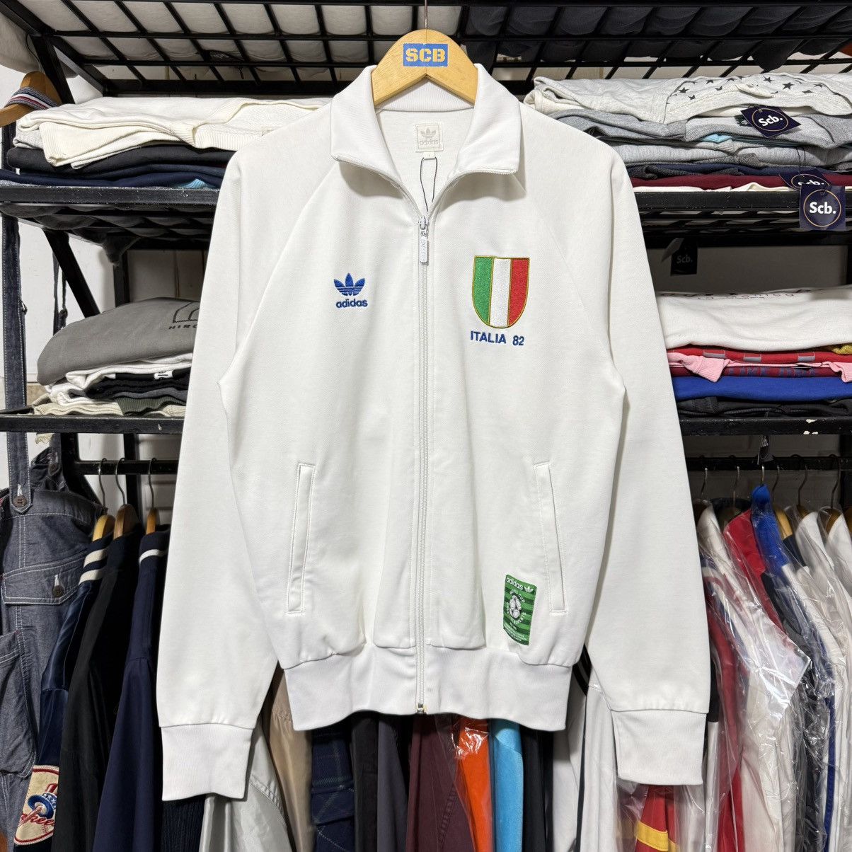 Vintage Vintage y2k adidas italy world cup track top Size US S / EU 44-46 / 1 - 9 Thumbnail