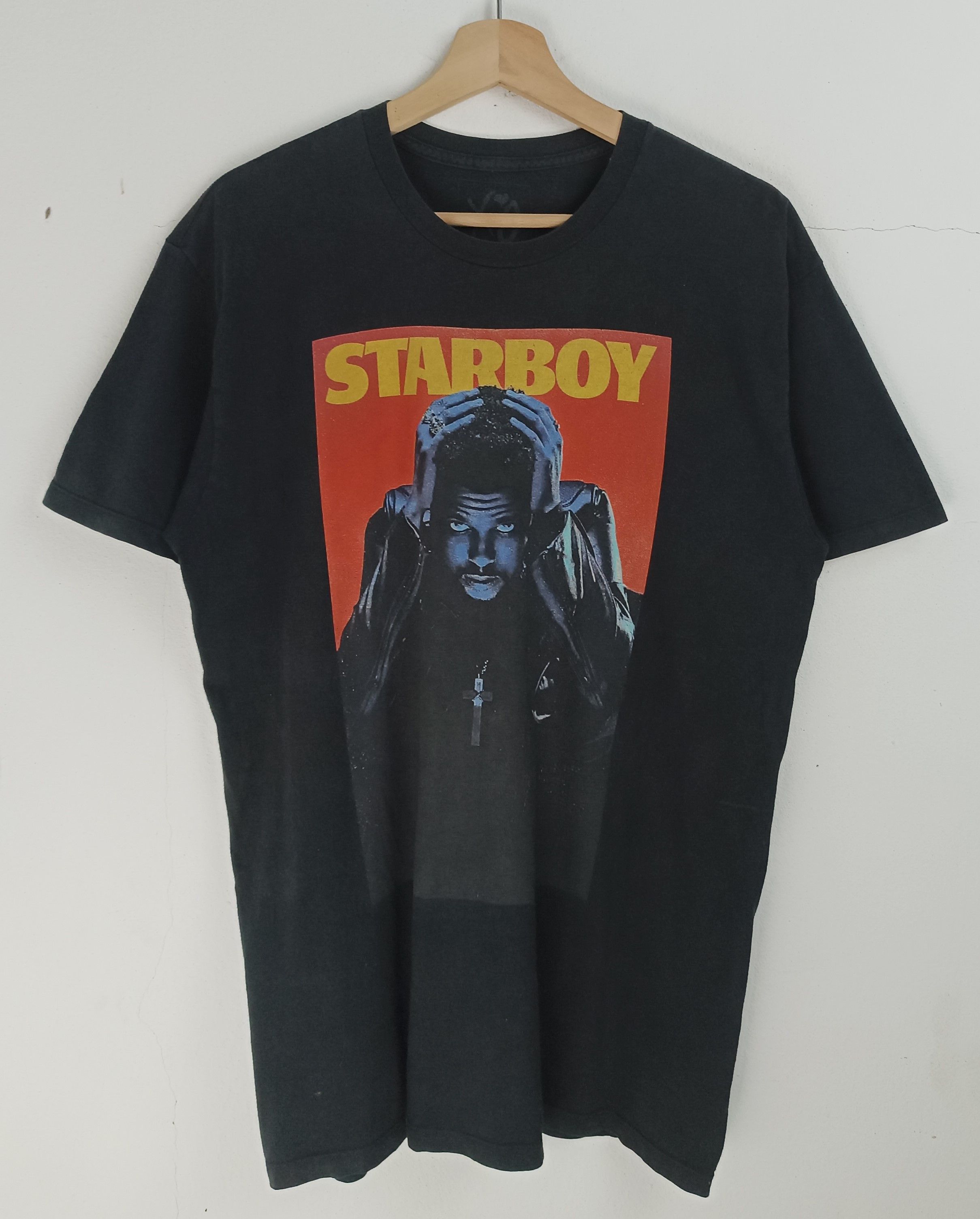 Rap Tees VINTAGE 2016 THE WEEKND STARBOY FADED TEE daft punk kanye Size US L / EU 52-54 / 3 - 3 Thumbnail