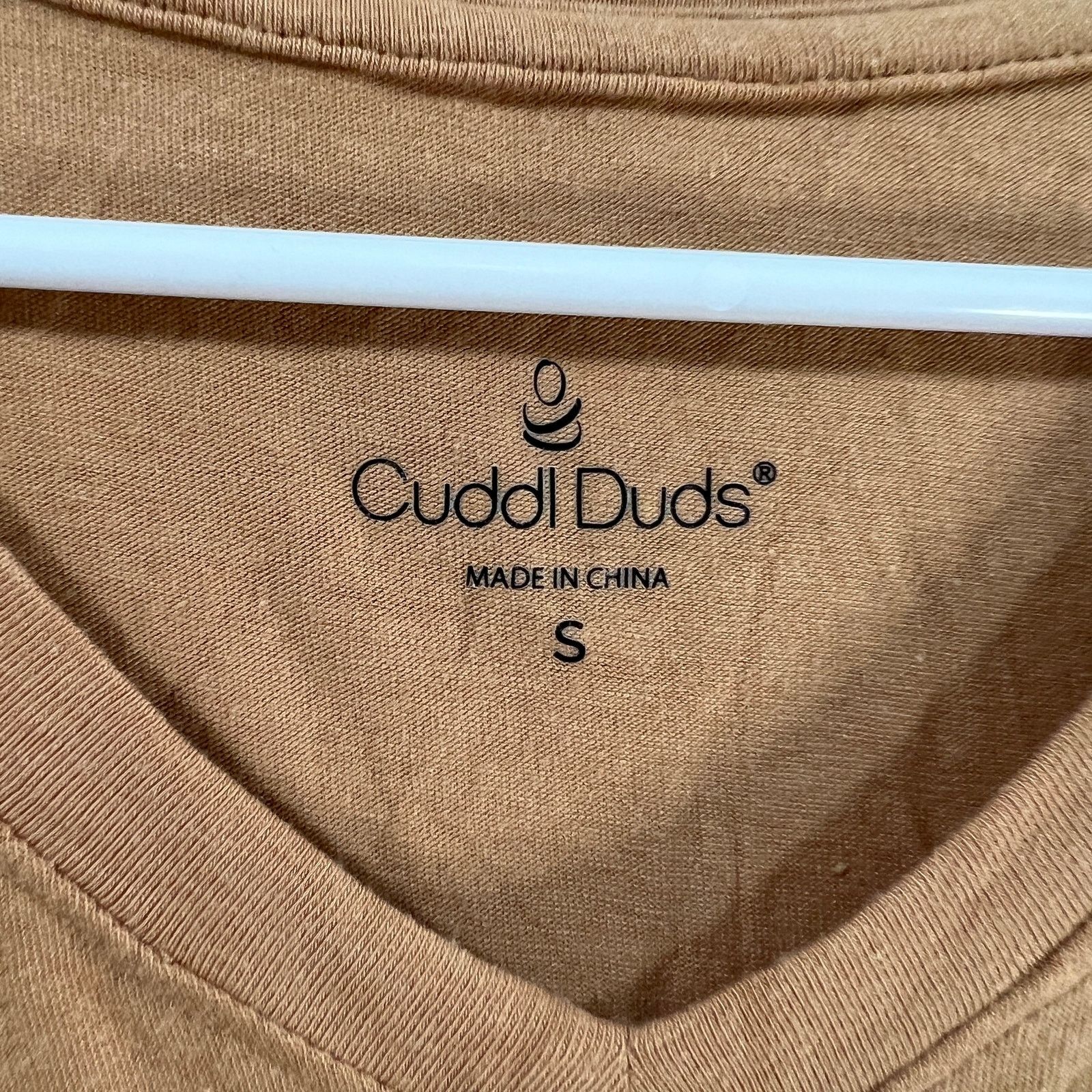 Other Cuddl Duds Cotton Core V-Neck Dress Honey Size Small Size S / US 4 / IT 40 - 3 Thumbnail