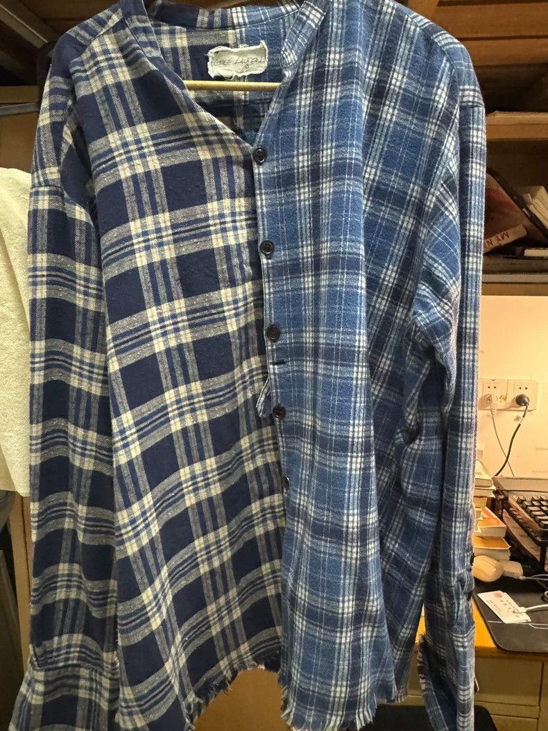 Greg Lauren greg lauren Main line towel splicing blue checkered robe 25 Size US L / EU 52-54 / 3 - 1 Thumbnail