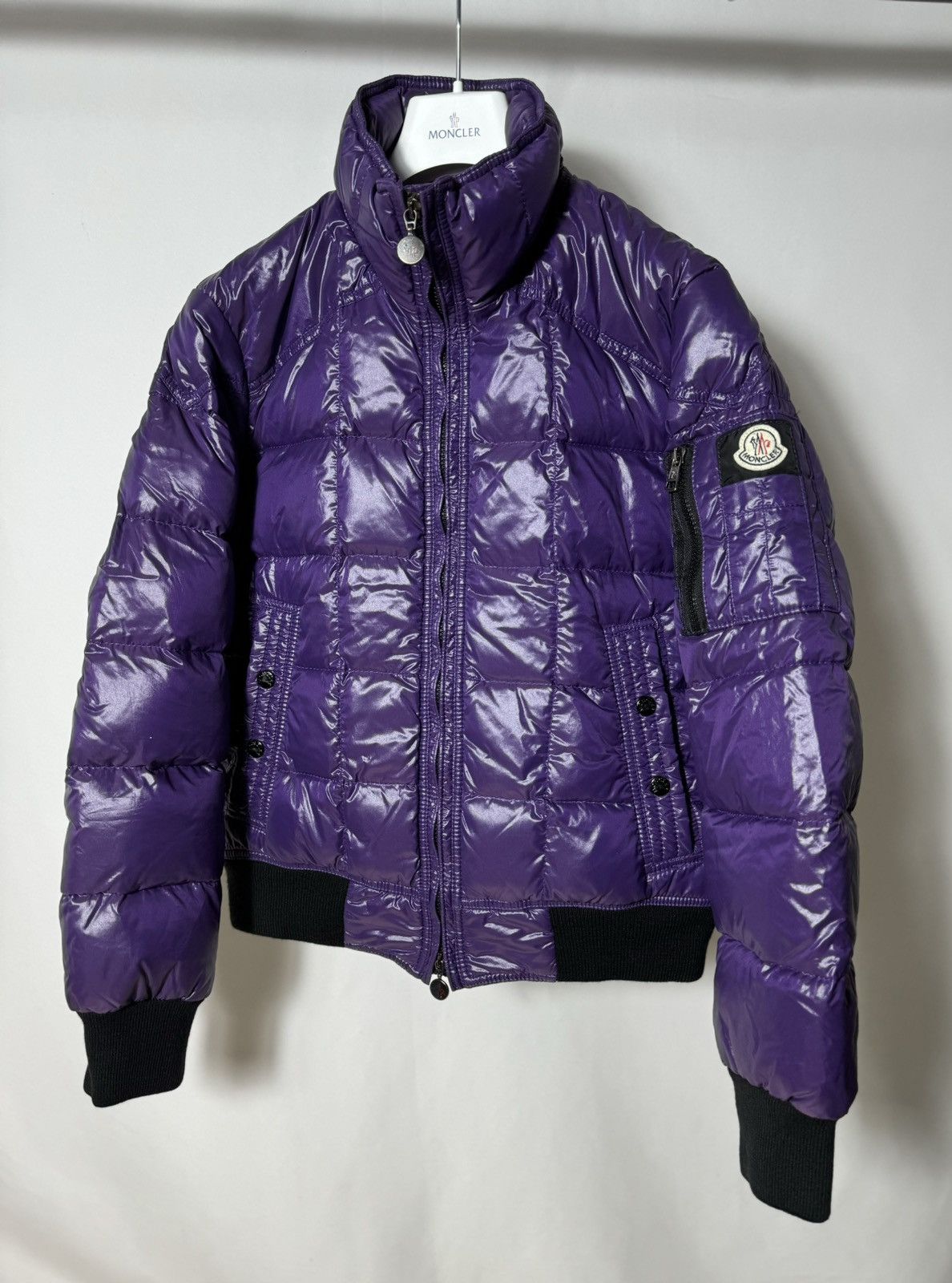 image of Moncler Auburn Jacket in Purple, Men's (Size Small)