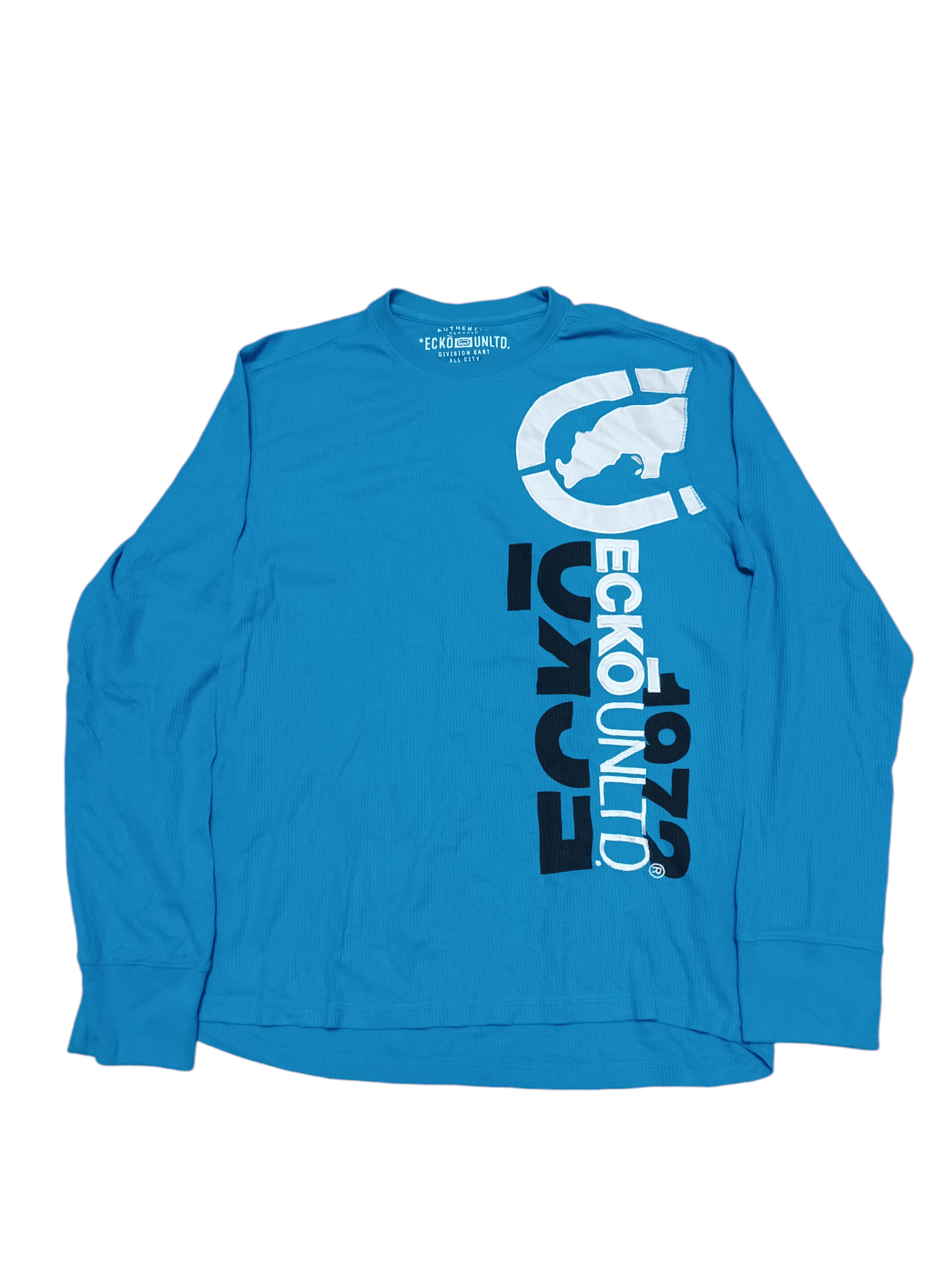Ecko Unltd. ECKO UNLIMITED BIGLOGO EMBROIDERED SWEATSHIRT DRILL SK8 Y2K Size US L / EU 52-54 / 3 - 1 Thumbnail