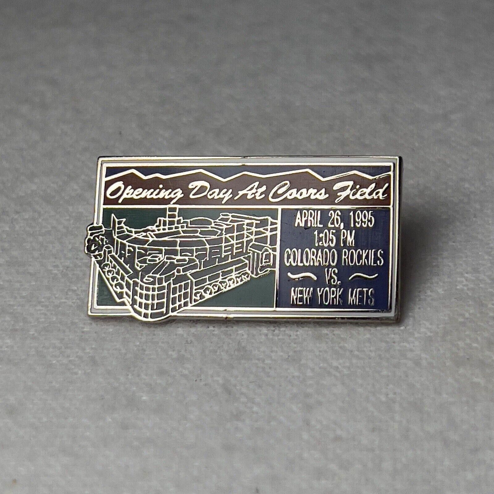 MLB MLB Opening Day at Coors Field Pin Rockies vs Mets Rare Mem Size ONE SIZE - 2 Thumbnail