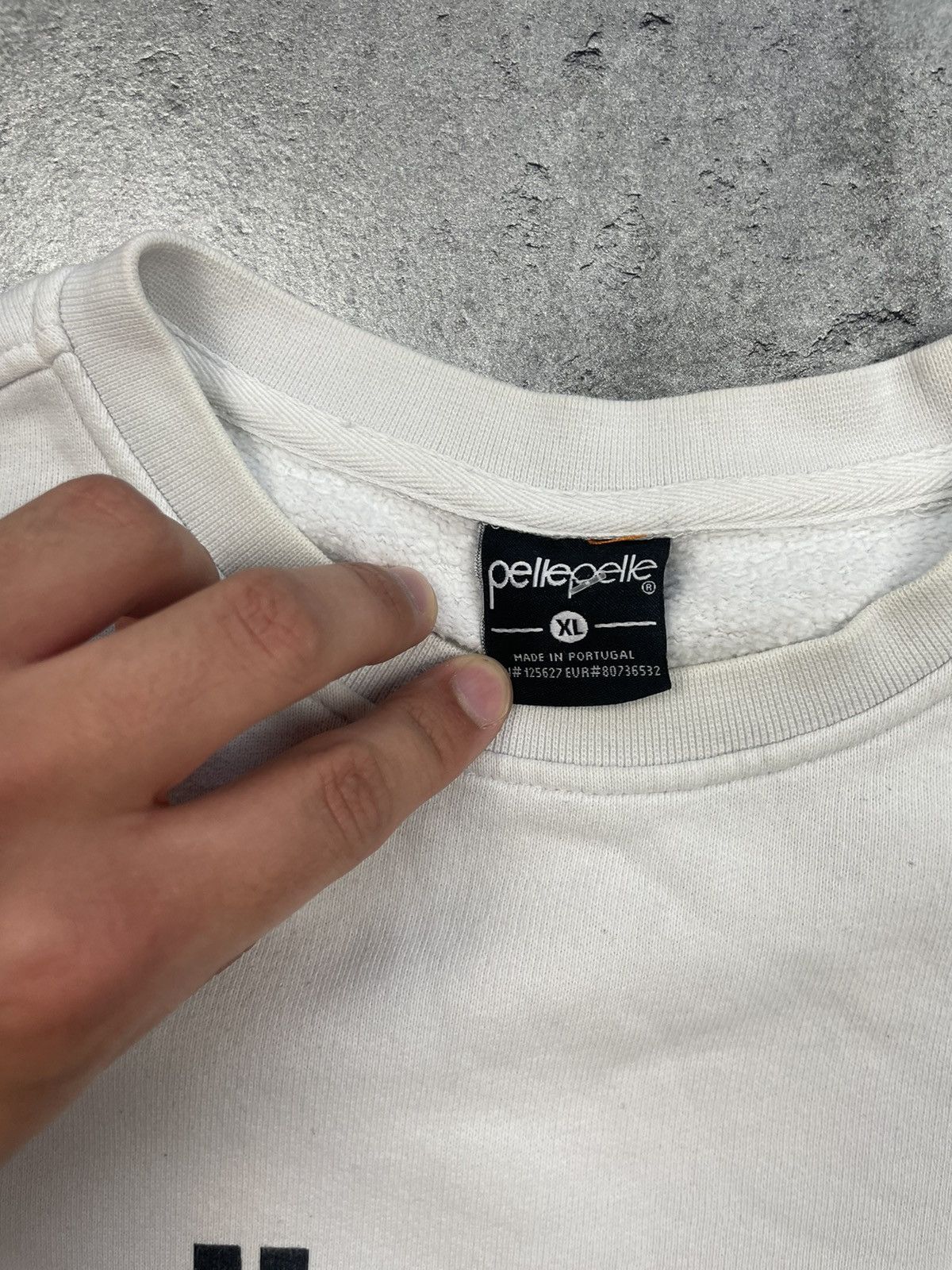 Pelle Pelle × Rap Tees Pelle Pelle vintage retro crewneck hoodie white rap hip hop Size US M / EU 48-50 / 2 - 5 Thumbnail