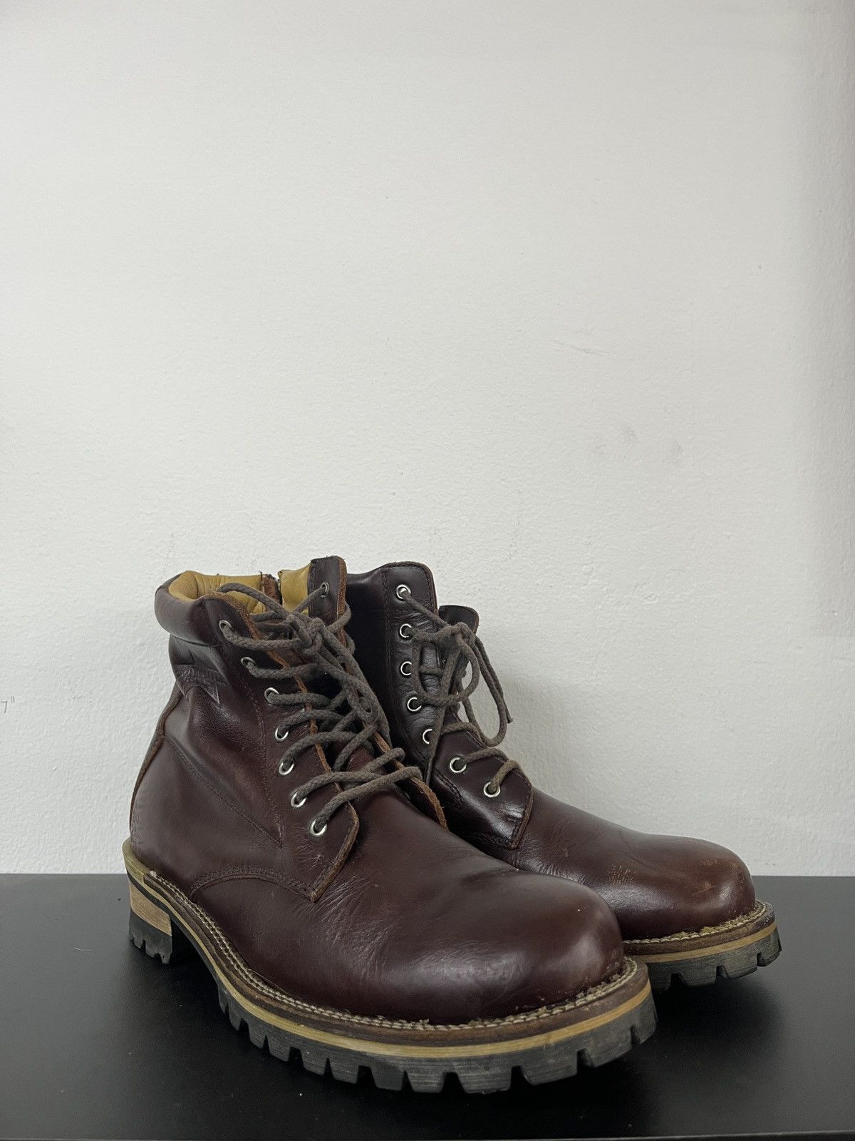 KMRii Jackrose Ann Demeulemeestee Style Cowhide Leather Boots Size US 9 / EU 42 - 25 Thumbnail