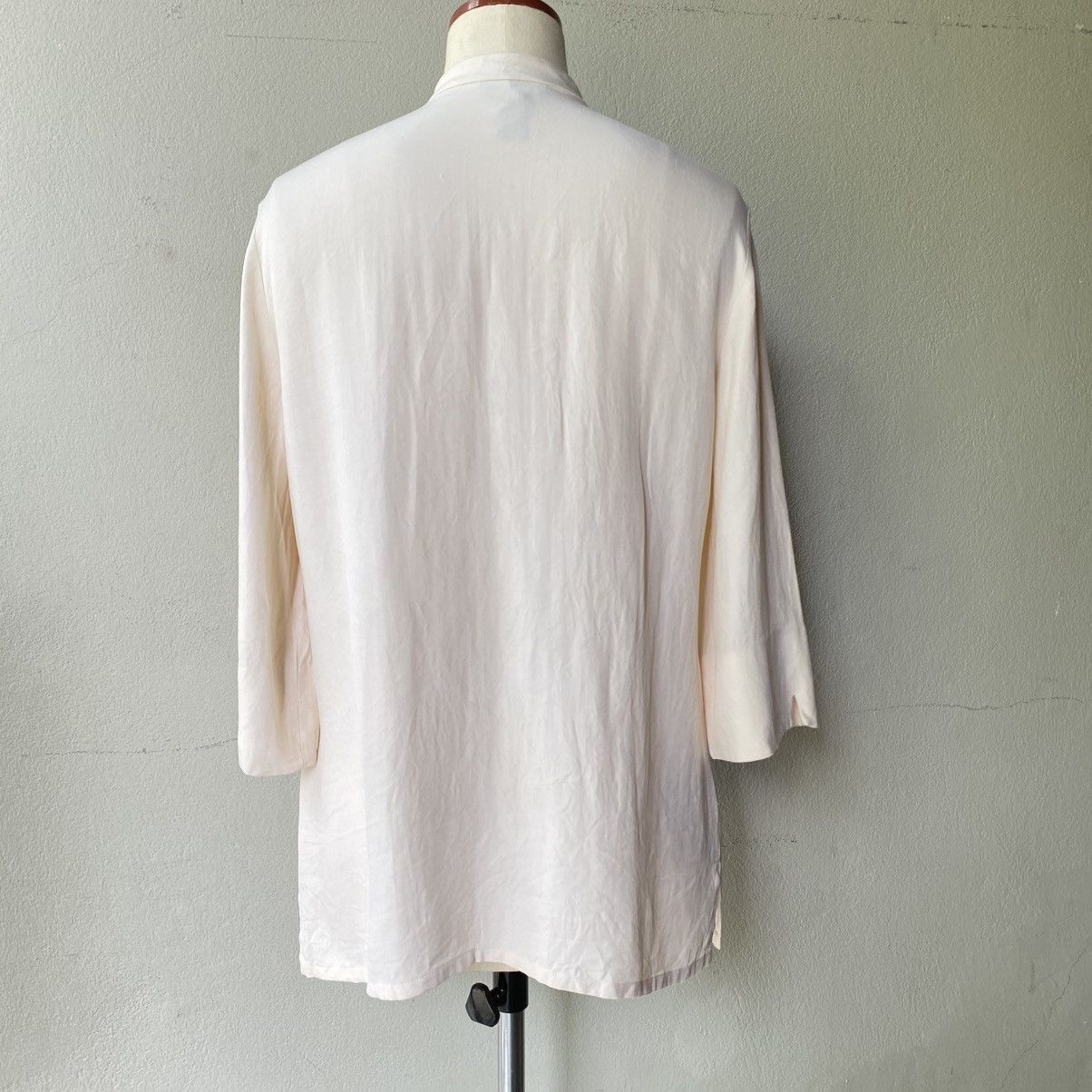 Designer × Japanese Brand LAUREN RALPH LAUREN Elegant Soft Chinese Knot Button Blouse Size M / US 6-8 / IT 42-44 - 20 Thumbnail