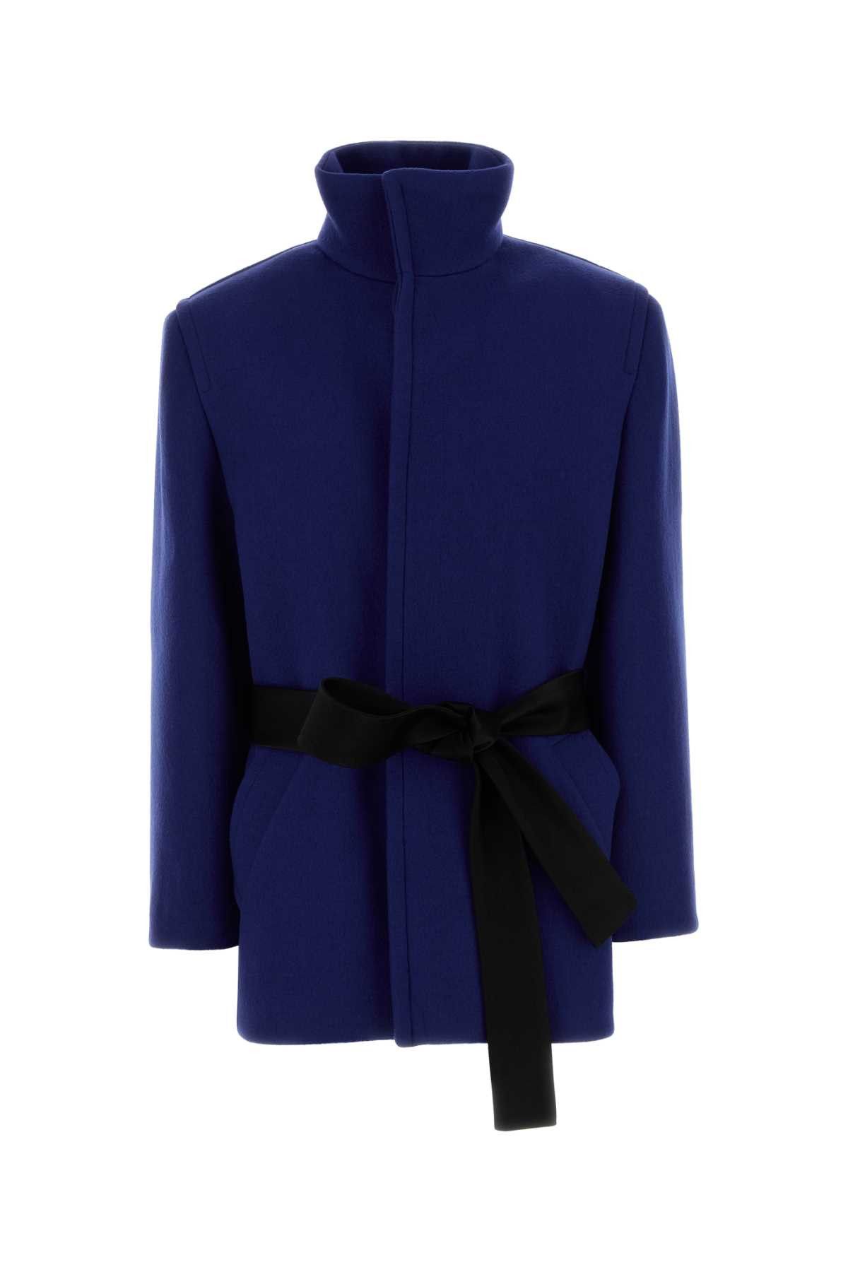 Saint Laurent Paris Blue Wool Jacket Size M / US 6-8 / IT 42-44 - 1 Thumbnail