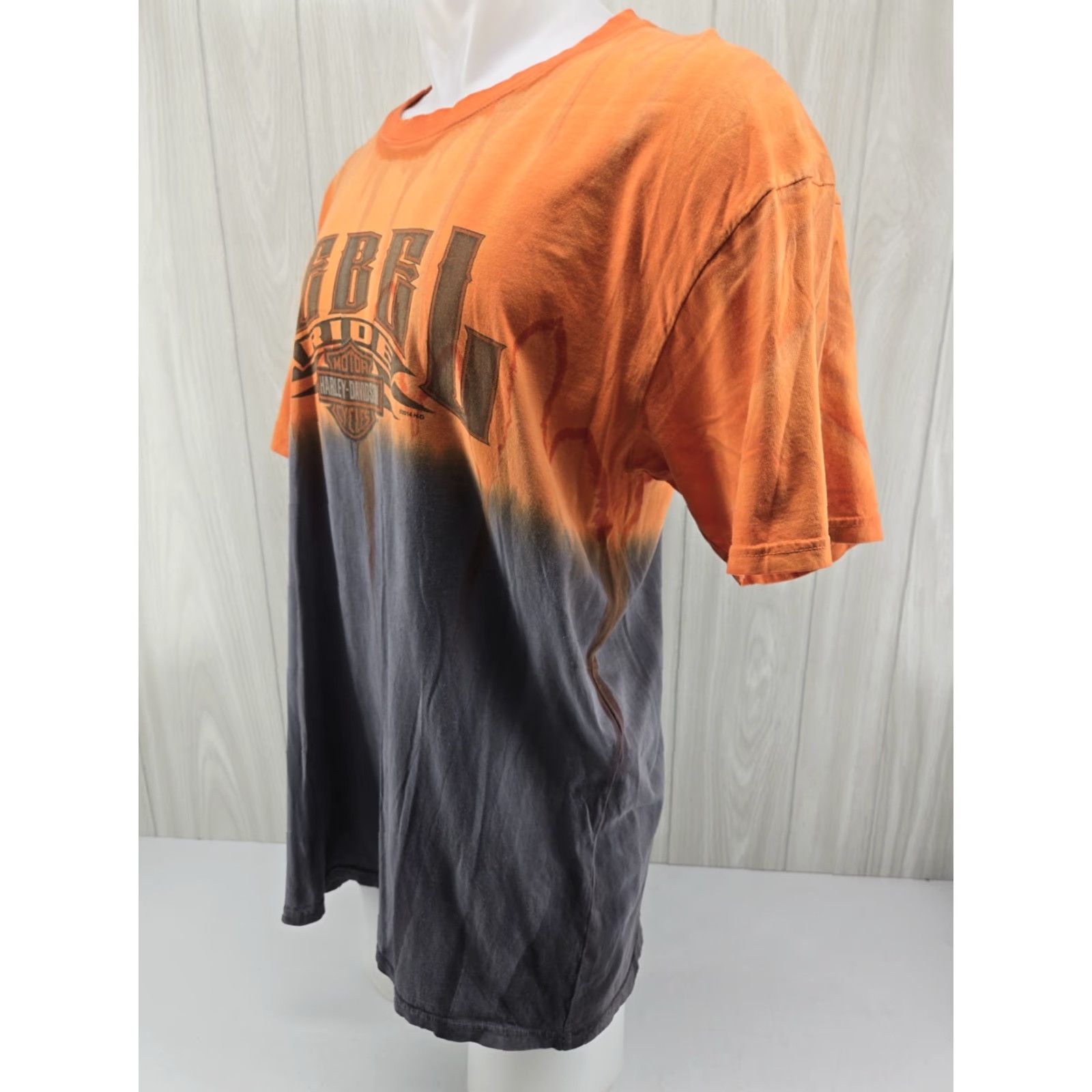 Harley Davidson Harley-Davidson T-Shirt Men’s Tie Dye Panama City Florida Size XL Orange Gray Size US XL / EU 56 / 4 - 4 Thumbnail