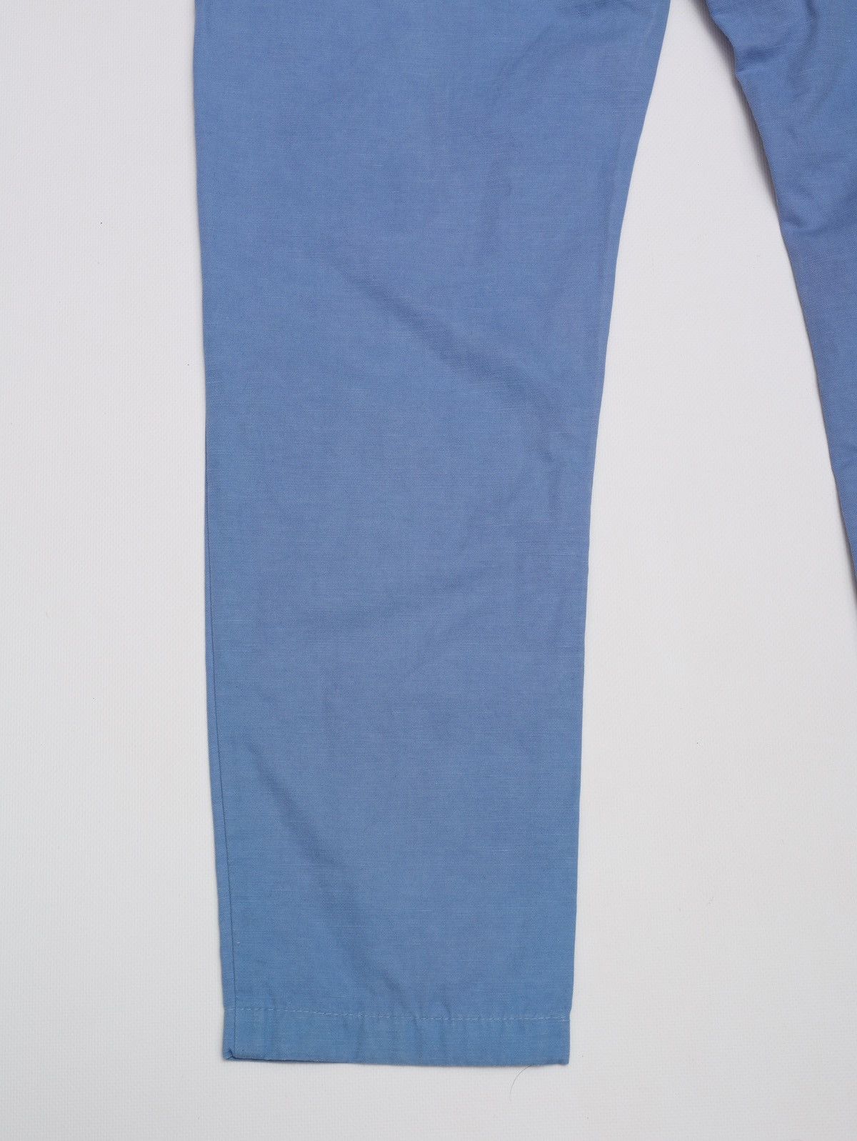 Loro Piana Loro Piana Sky Blue Cotton Linen Pants Trousers Size US 35 - 11 Thumbnail