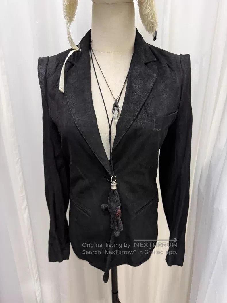Ann Demeulemeester Ann Demeulemeester Waist Cinched Distressed Sheepskin Blaz Size XXS / US 00 / IT 34 - 1 Thumbnail