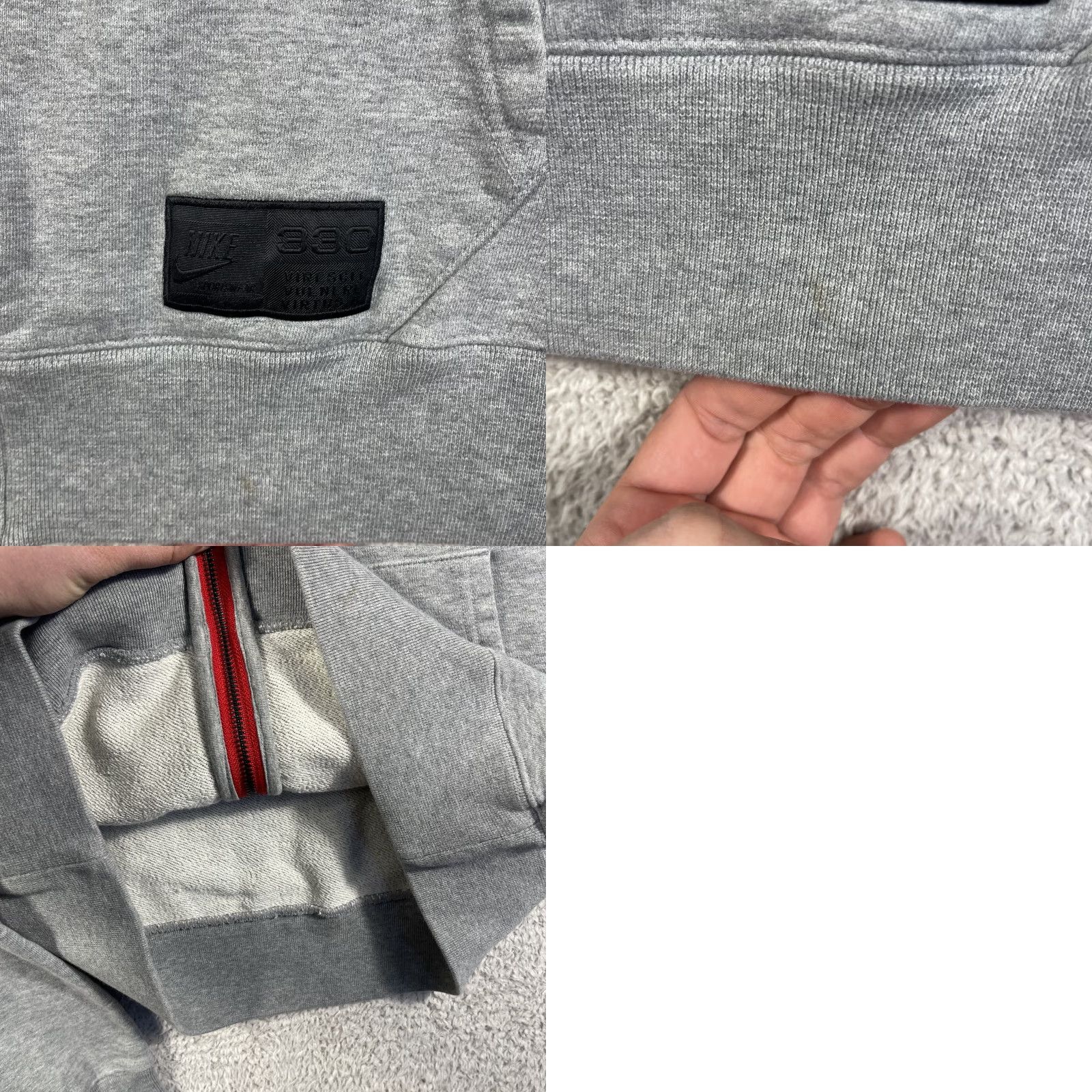 Nike Nike Lebron James Hoodie Mens Medium Gray Full Zip 2011 Basketball Sweatshirt Size US M / EU 48-50 / 2 - 9 Thumbnail