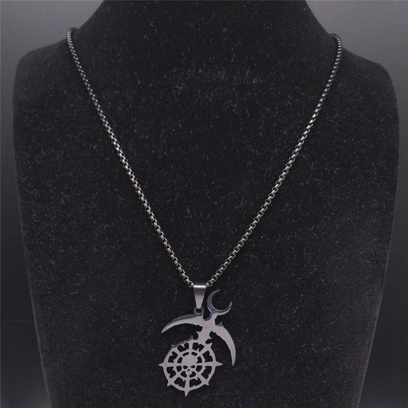 Jewelry Slaanesh Pendant Necklace Emblem Talisman Size ONE SIZE - 4 Thumbnail