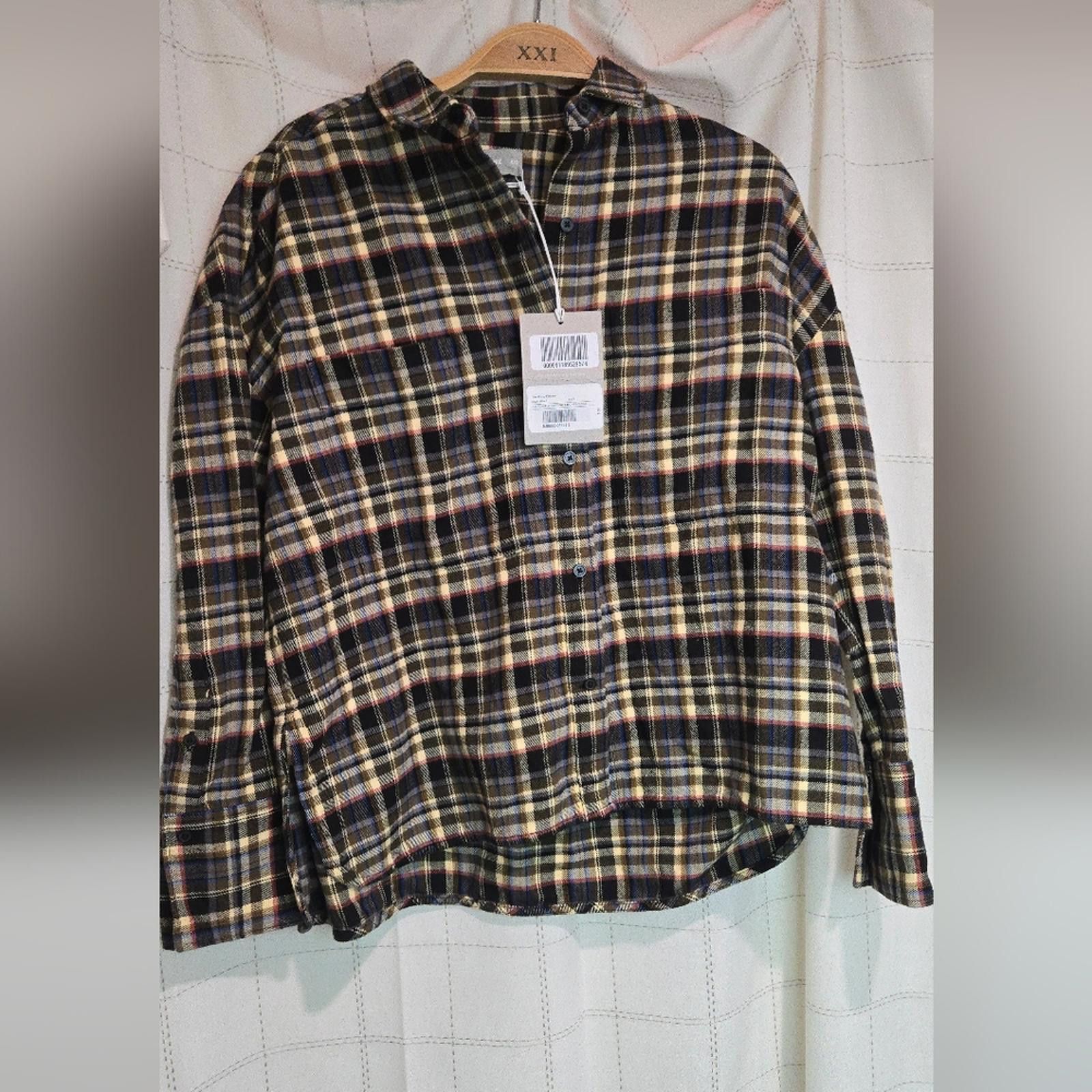 Everlane The Everlane Women The Boxy Flannel Button Down Size XXS / US 00 / IT 34 - 2 Thumbnail