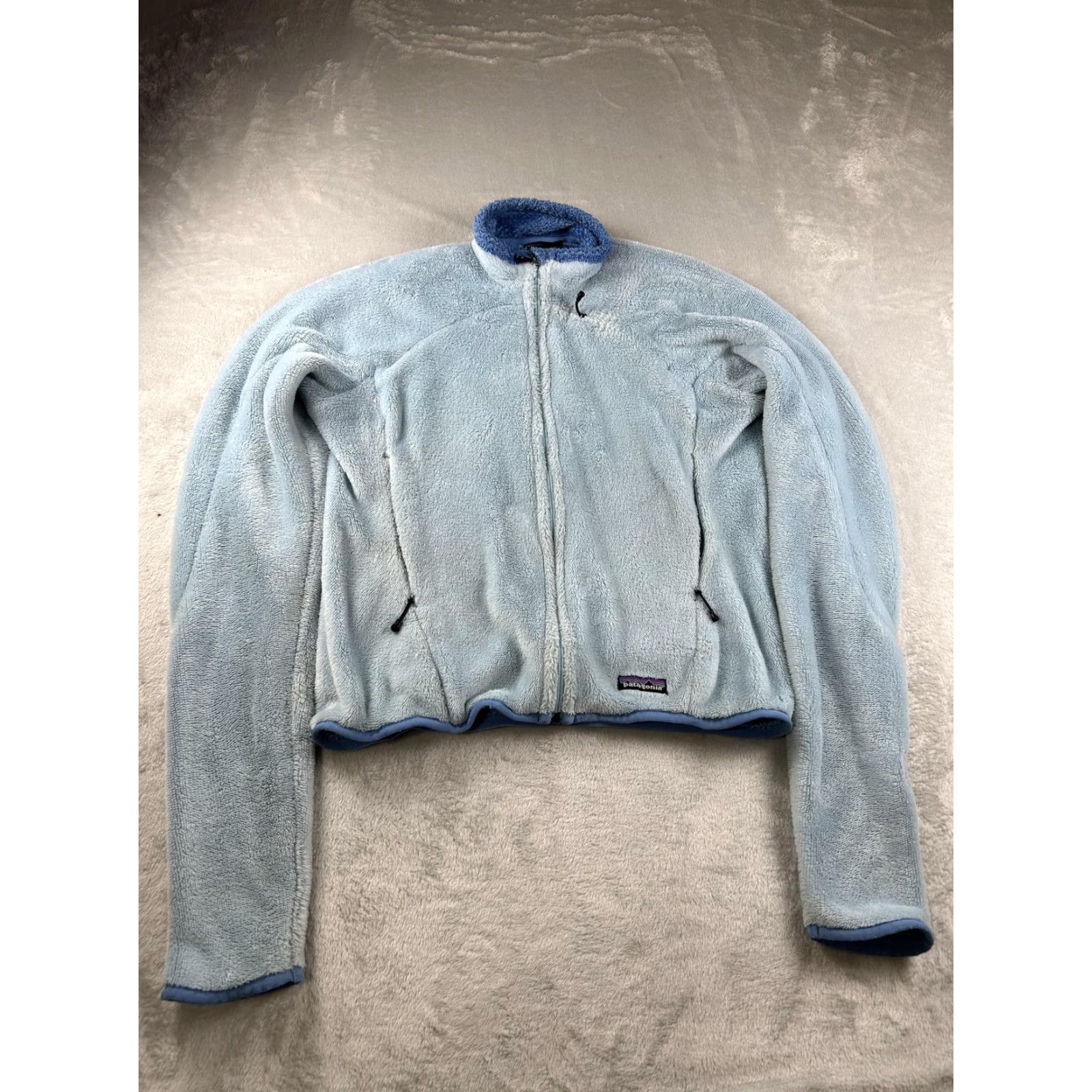 Patagonia Patagonia Jacket R4 Womens Medium Light Blue Polartec Full Zip Fleece Size M / US 6-8 / IT 42-44 - 2 Thumbnail